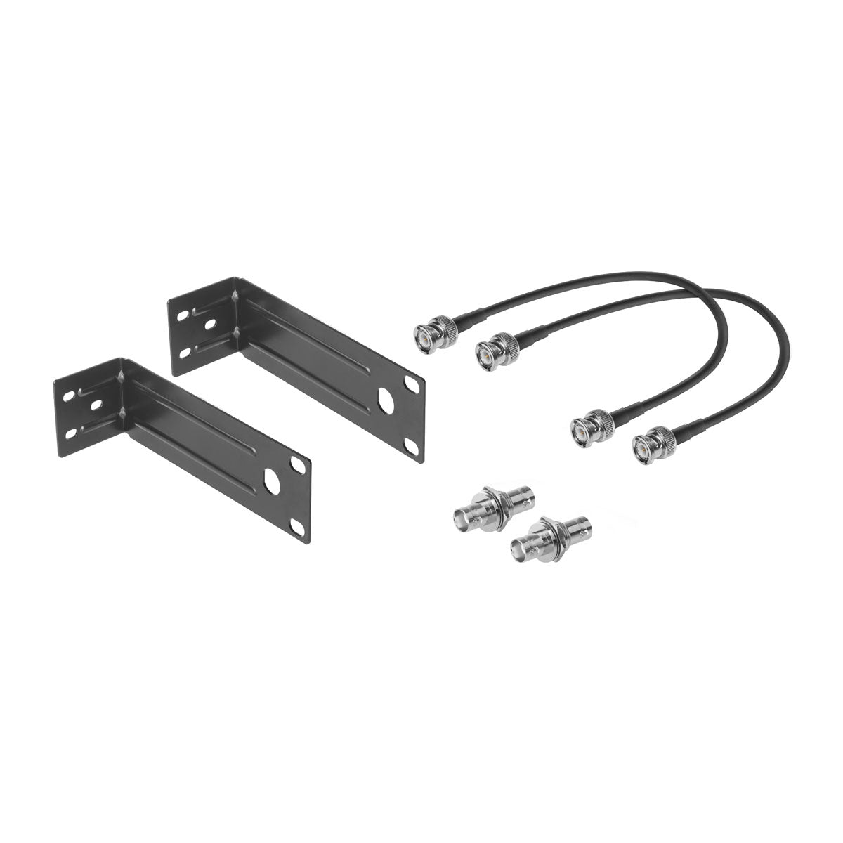 Sennheiser GAM 1 1-Ch. Rackmount Kit, To Mount 1 EM 10 into a 19" Rack, Front Antennas, BNC Cable