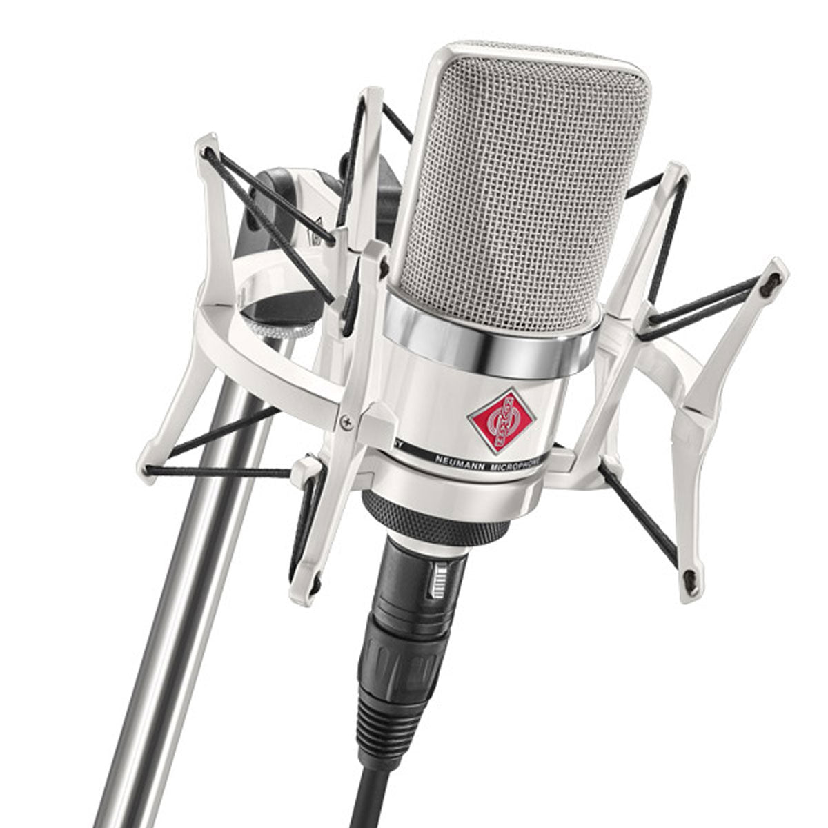 Neumann TLM 102 Studio Set Large Diaphragm Microphone - Limited White Edition