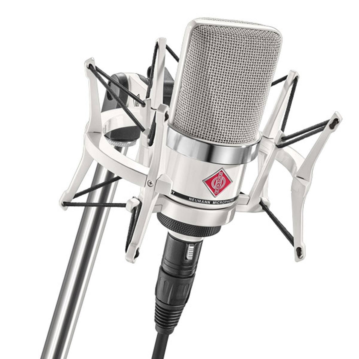 Neumann TLM 102 Studio Set Large Diaphragm Condenser Microphone - Limited White Edition