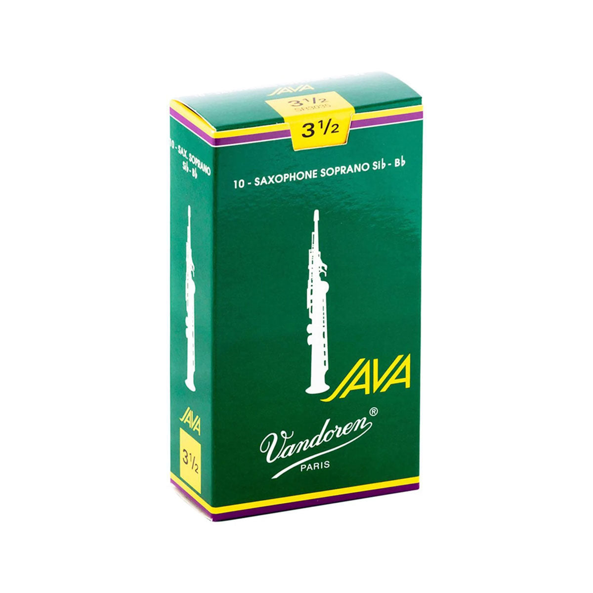 Vandoren Java Soprano Reeds 3.5 - Per Box of 10
