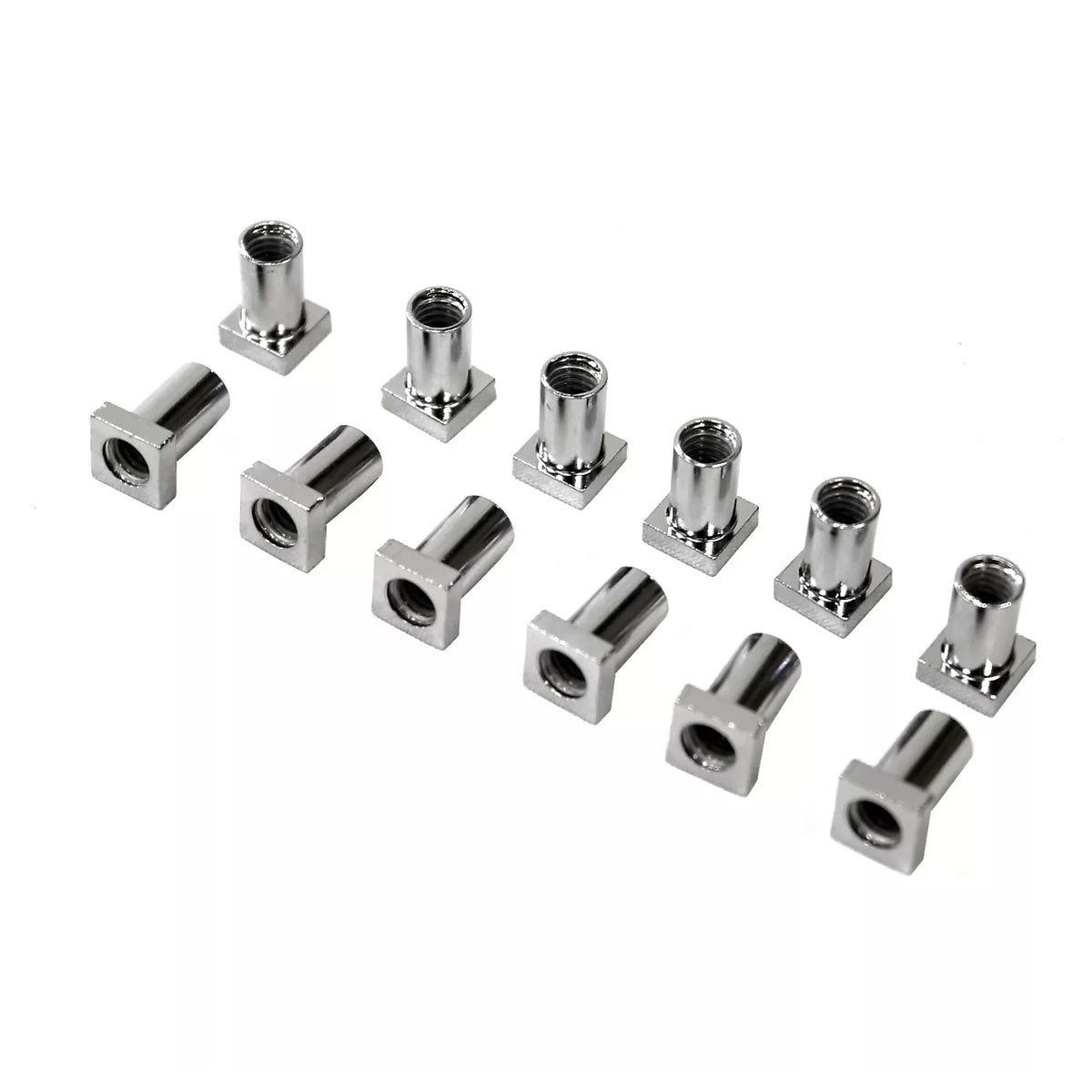 Gibraltar SC-LG 6mm Large Swivel Nut Inserts for Bass Drum Lug 12 Pack