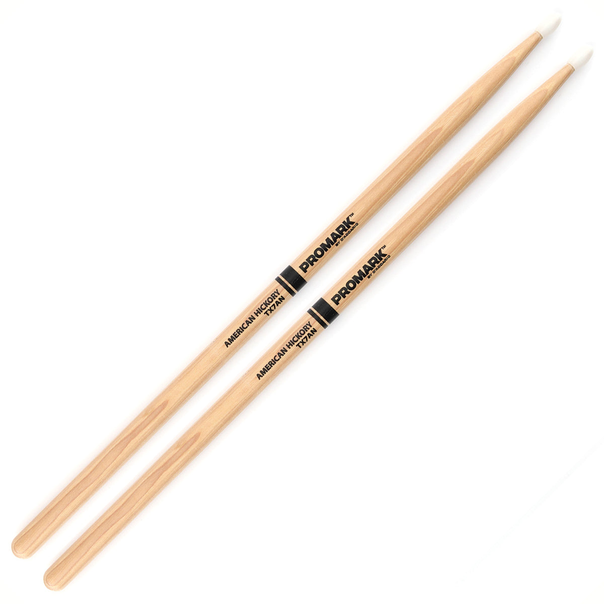 Promark TX7AN Classic 7A Hickory Nylon Tip Drumsticks Drumsticks