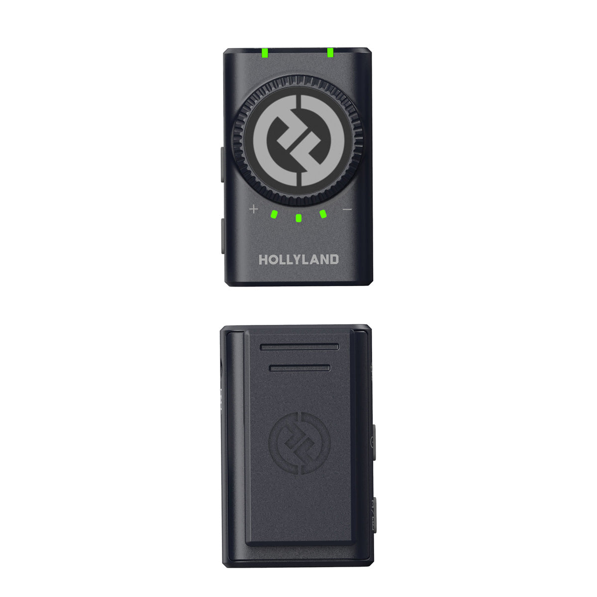 Hollyland LARK M2 DUO Camera Wireless Lavalier Microphone - Shine Charcoal