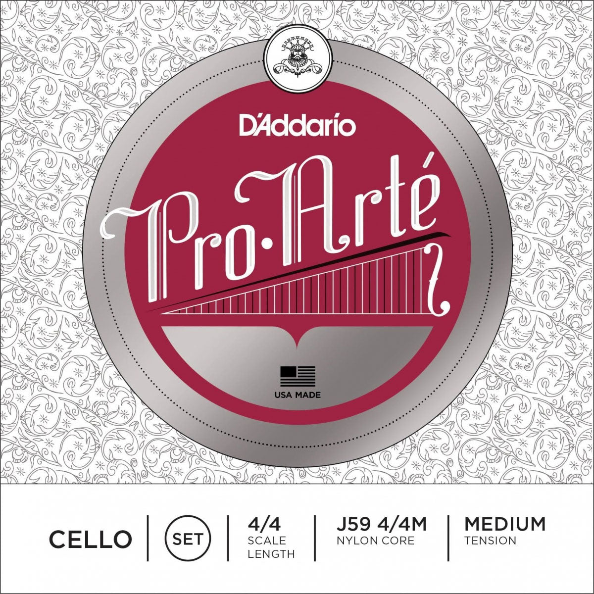 D'Addario J593/M Pro-Arte Cello Strings