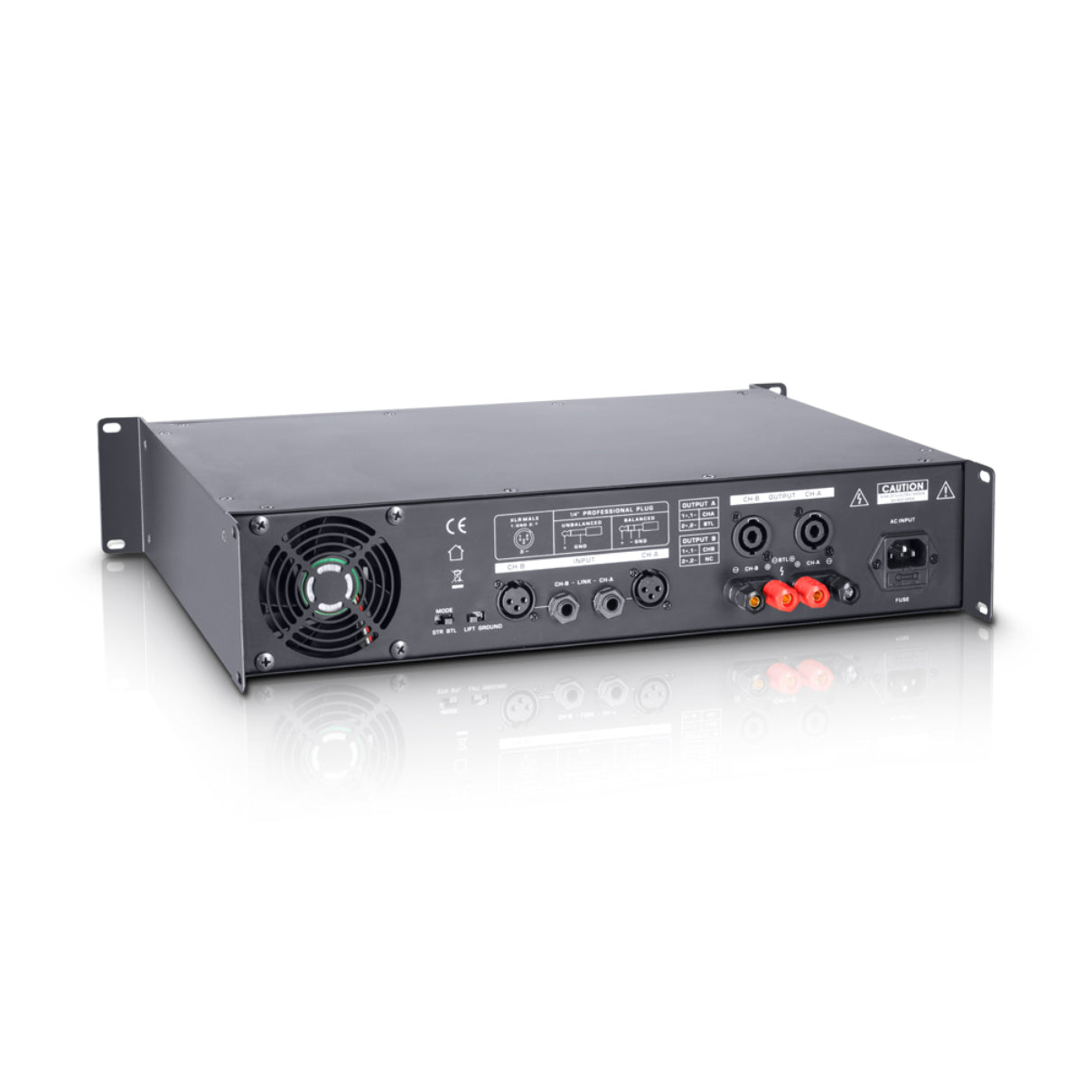LD Systems LDDJ300 PA Power Amplifier 2 x 150 W 4 Ohms