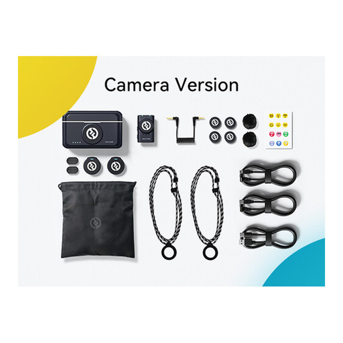 Hollyland LARK M2 DUO Camera Wireless Lavalier Microphone - Shine Charcoal