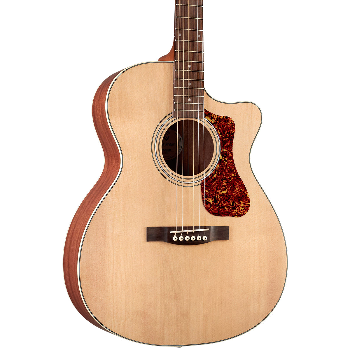 Guild OM-240CE Acoustic Guitar, Archback Solid Top - Natural