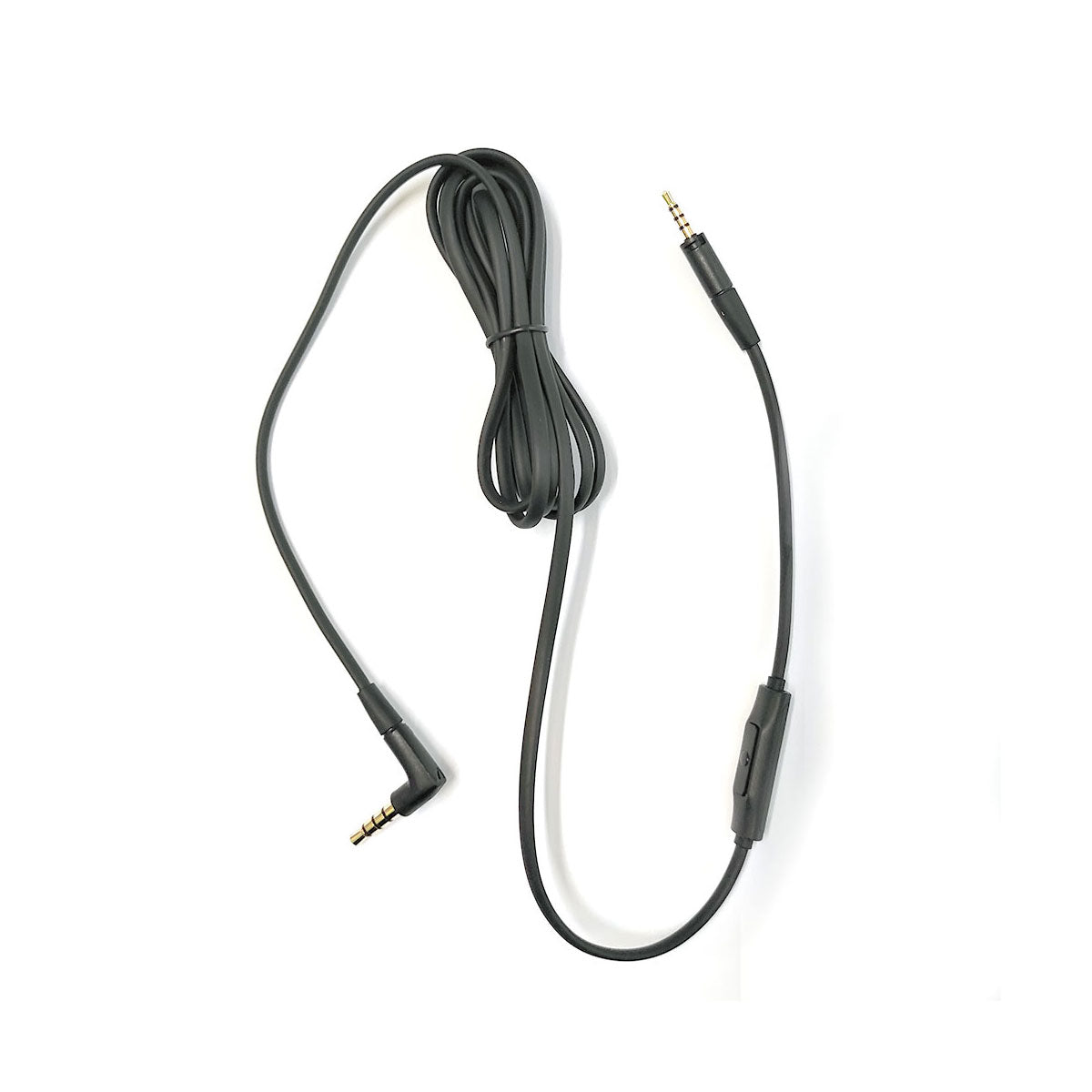 Sennheiser RCS 400 Detachable Single-sided Cable, With 1-Button Remote, 3.5mm Angled Plug, Black