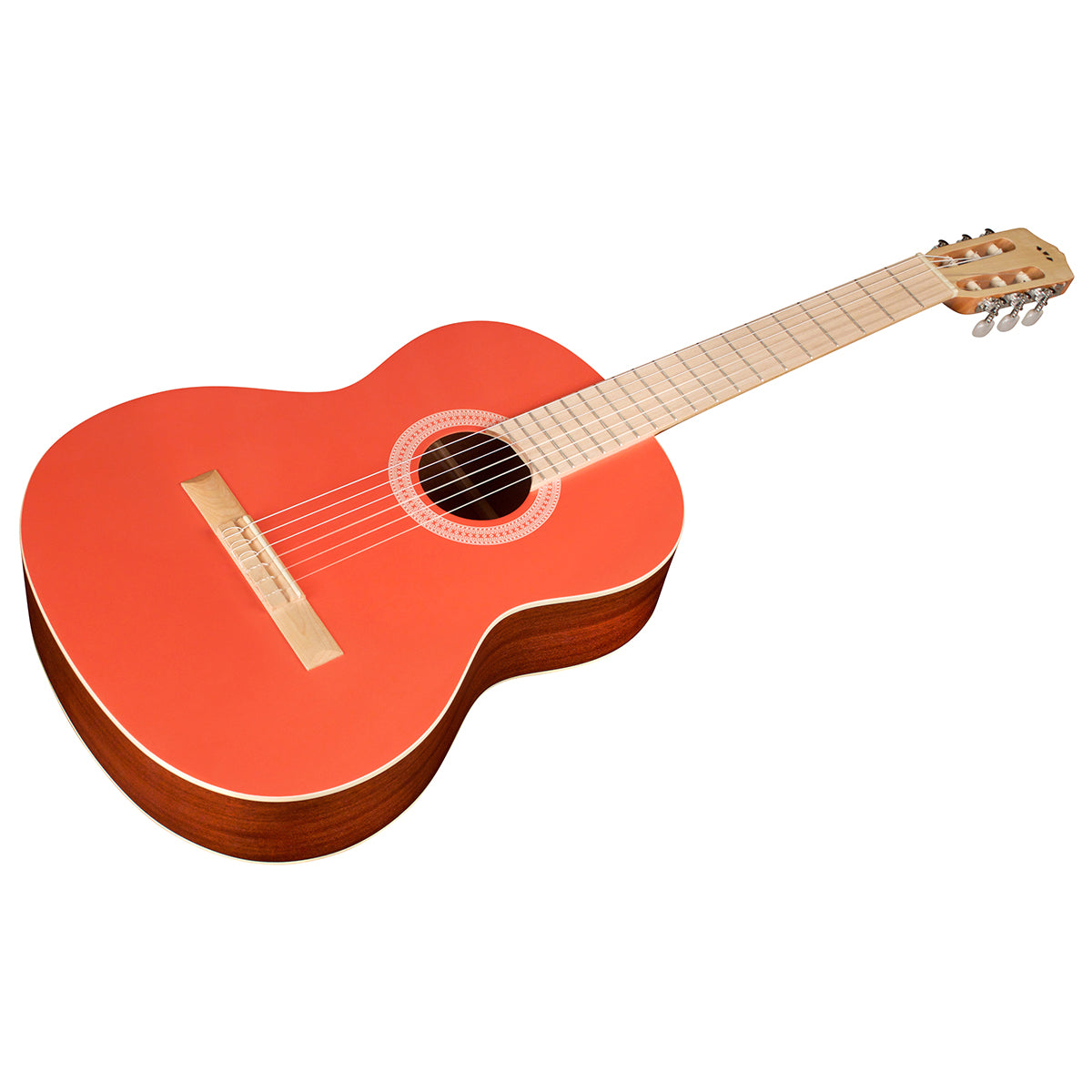 Cordoba Protege C1 Matiz Classical Guitar in Coral with Color-Matching Nylon Gig Bag
