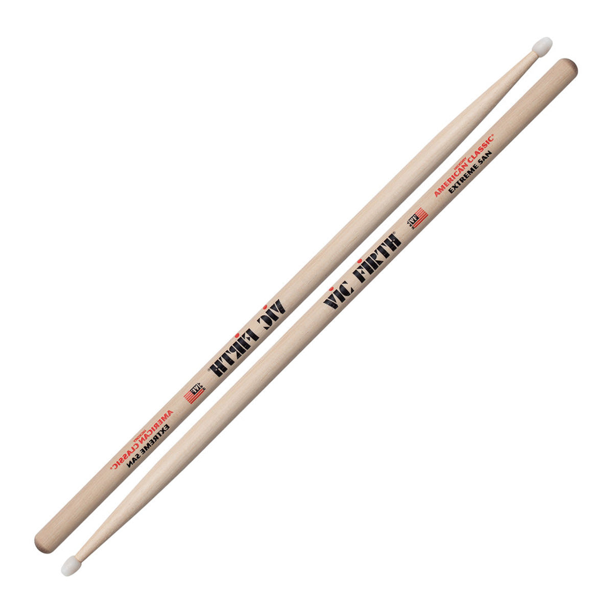 Vic Firth X5AN Extreme Hickory Drumsticks 5A Nylon Tip