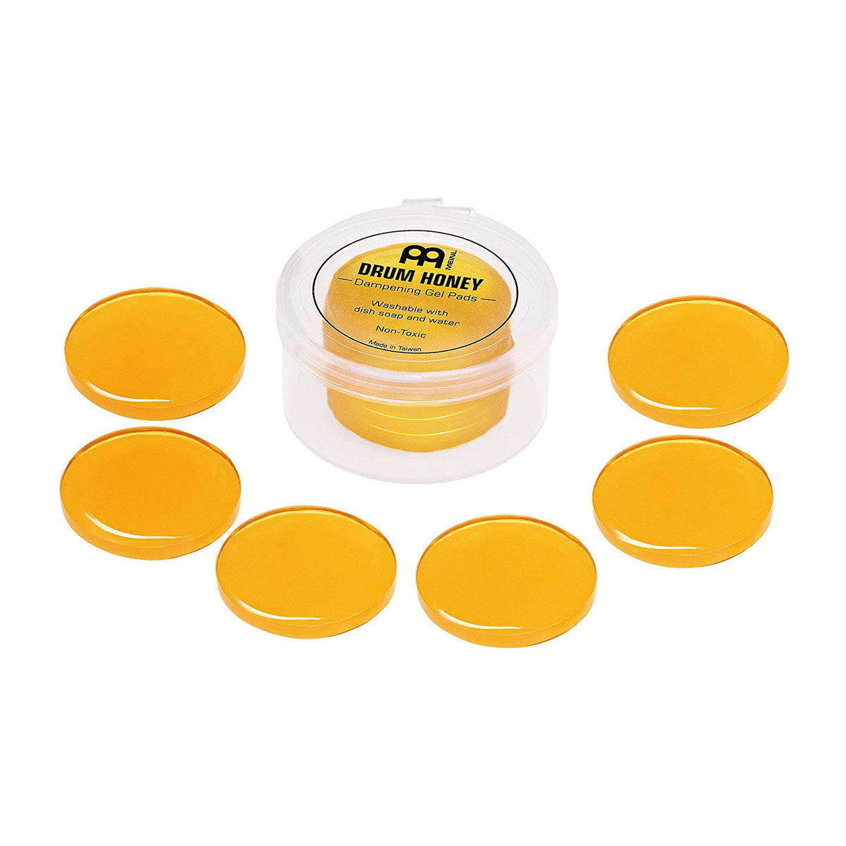 Meinl MDH Drum Honey 6-piece Drum Damper Gel Pads with Case