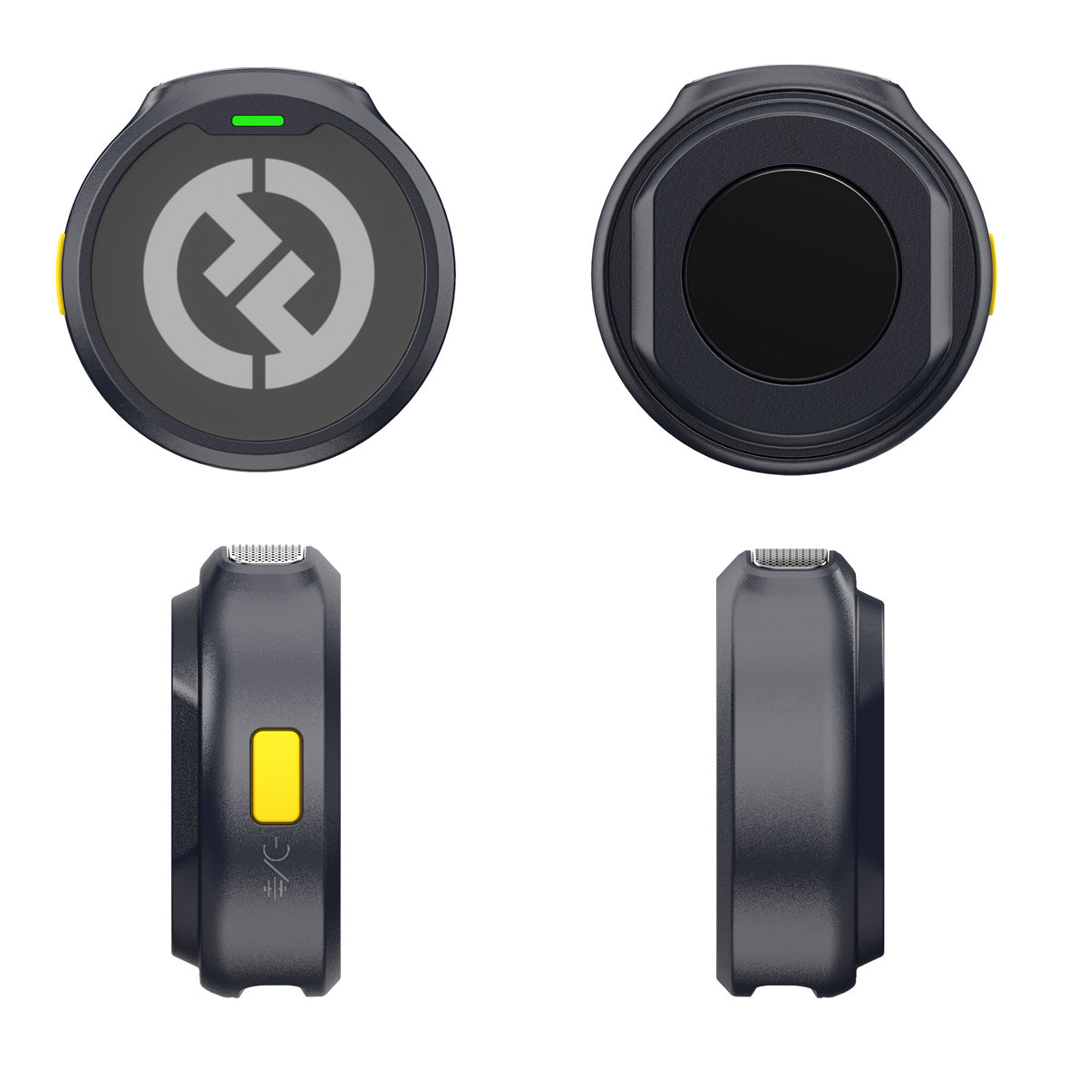 Hollyland LARK M2 DUO Wireless Lavalier Microphone with USB-C Plug - Shine Charcoal Lapel Systems