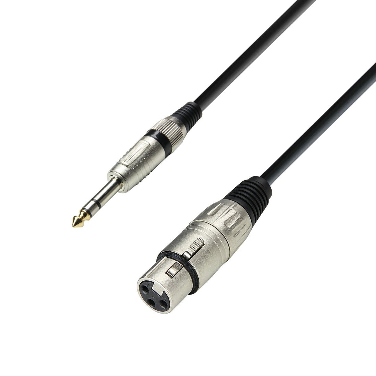 Adam Hall Cables K3 BFV 0300 - Microphone Cable XLR F to 6.3mm Jack stereo 3m
