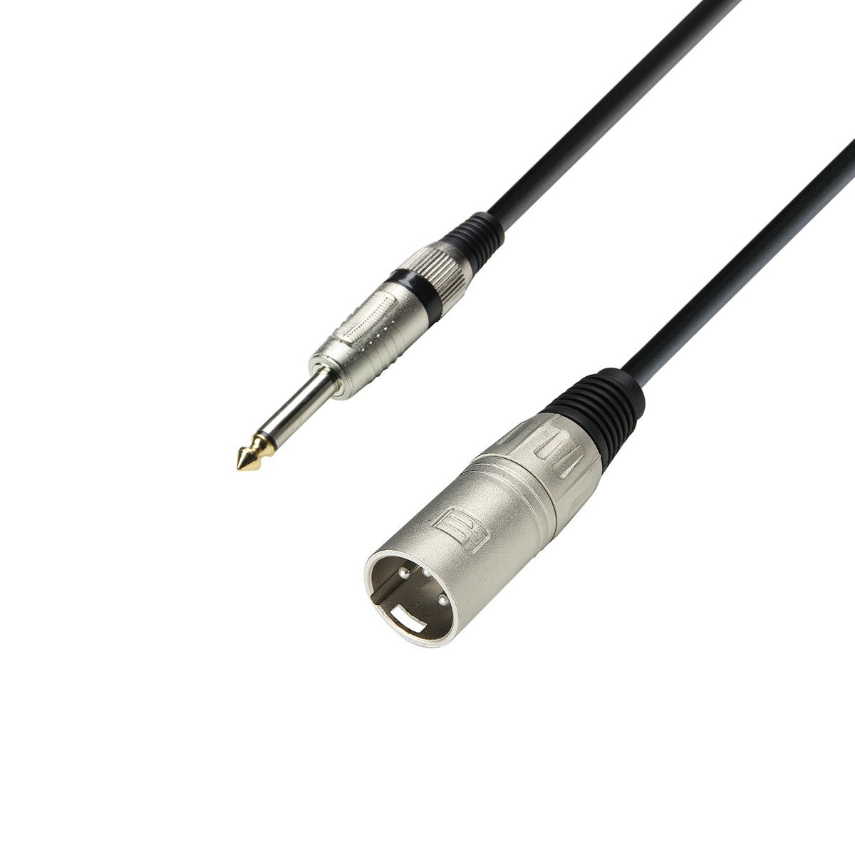 Adam Hall Cables K3mMP 0600 - Microphone Cable XLR M to 6.3mm Jack mono 6m Microphone Cables
