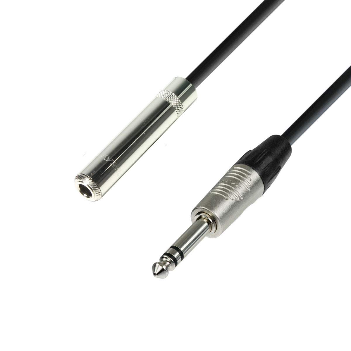 Adam Hall Cables K4BOV0300 Headphone Extension 6.3mm Jack stereo to 6.3mm Jack stereo 3m Headphone Extension Cables