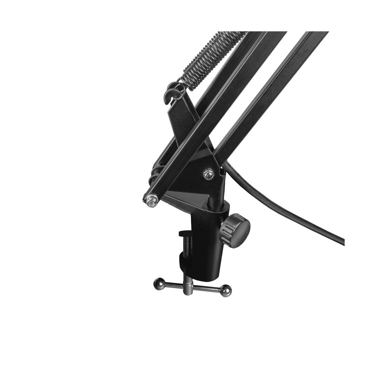 Adam Hall Stands S TBA 01 - Table Microphone Studio Boom Arm Stand with Built-In XLR Cable Studio Boom Arm