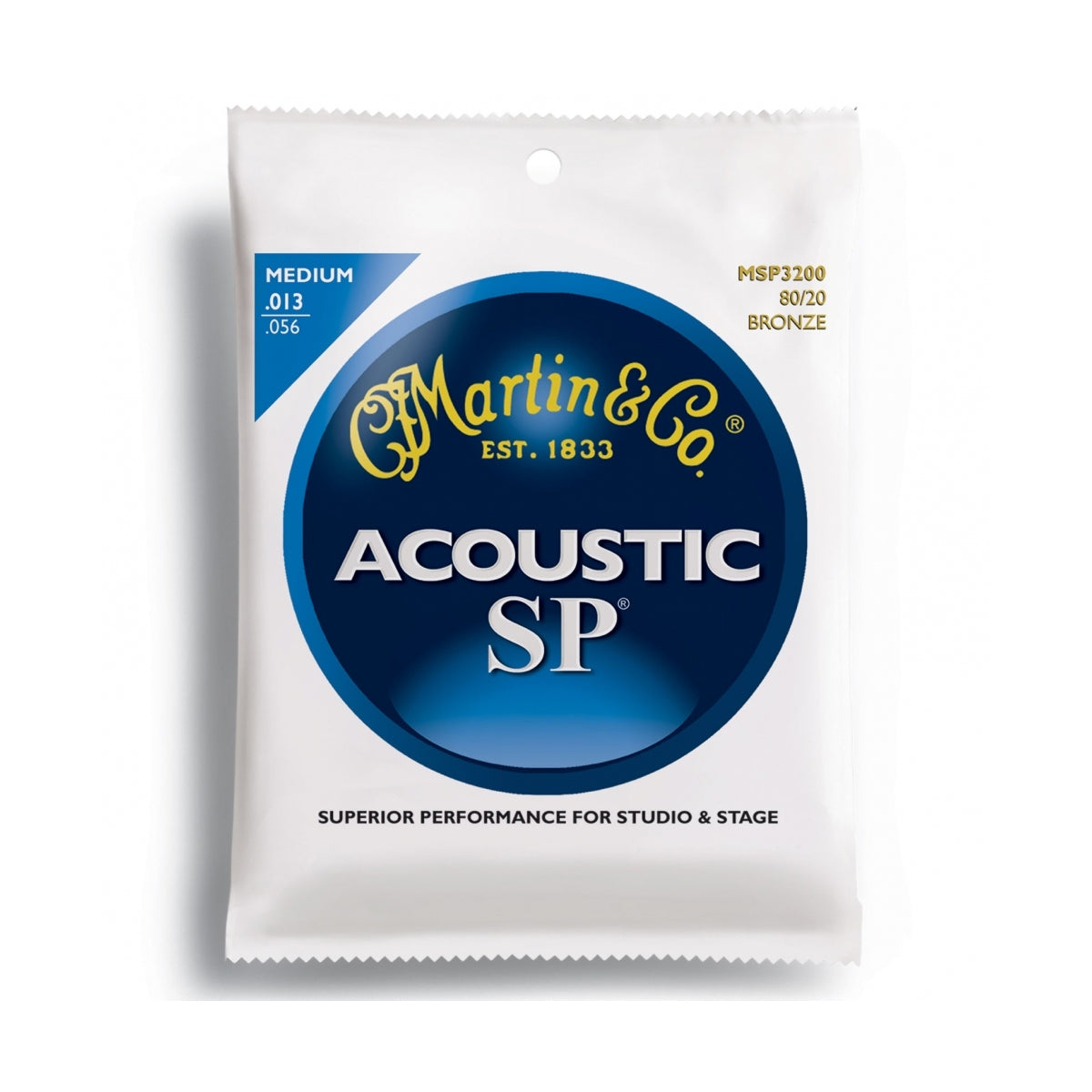 CF Martin MSP3200 Acoustic SP 80/20 Bronze Acoustic Guitar Strings Medium (013 - 056)