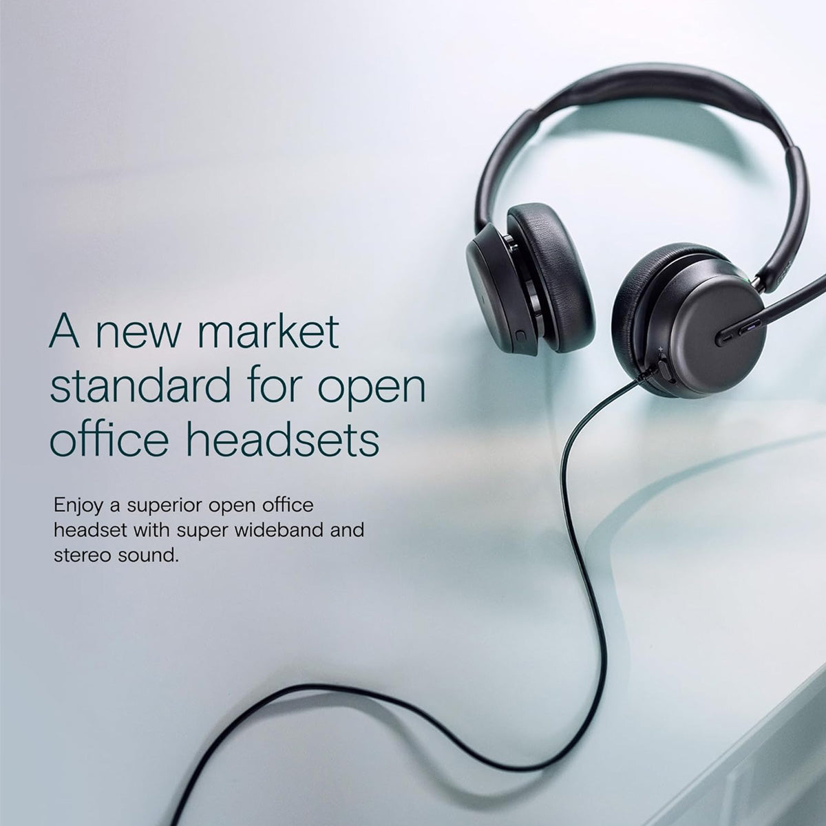 EPOS IMPACT 860 Double Sided Wired Office Headset with Active Noise Cancellation Binaural