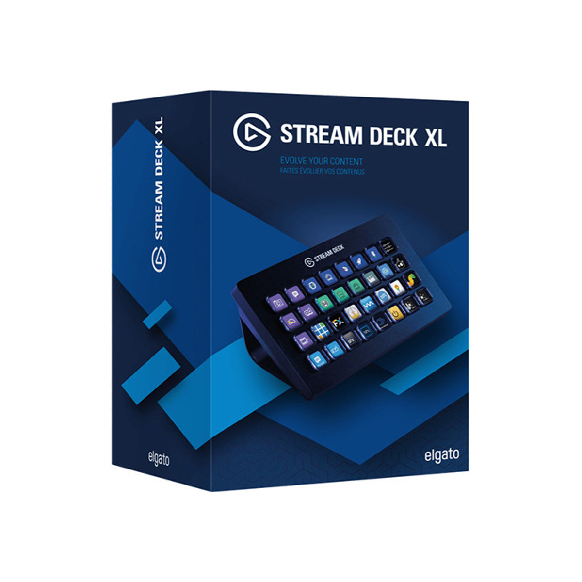Elgato Stream Deck XL Live Production Streaming Controller interface, 32 Programmable LCD Keys, Black