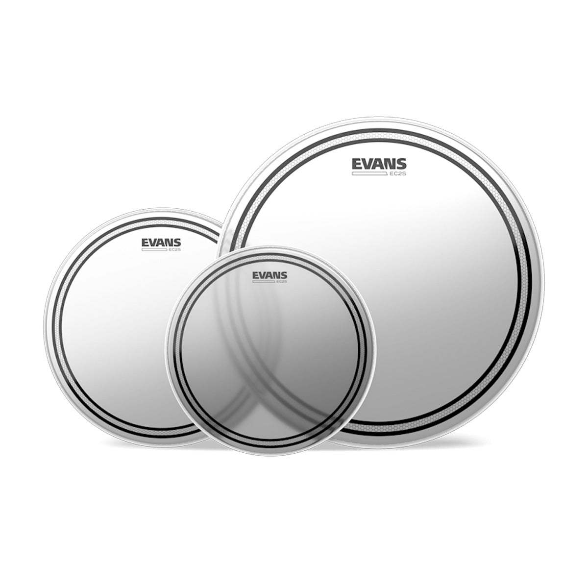 Evans EC2S Frosted Standard Tom Drumhead Pack (12", 13", 16")
