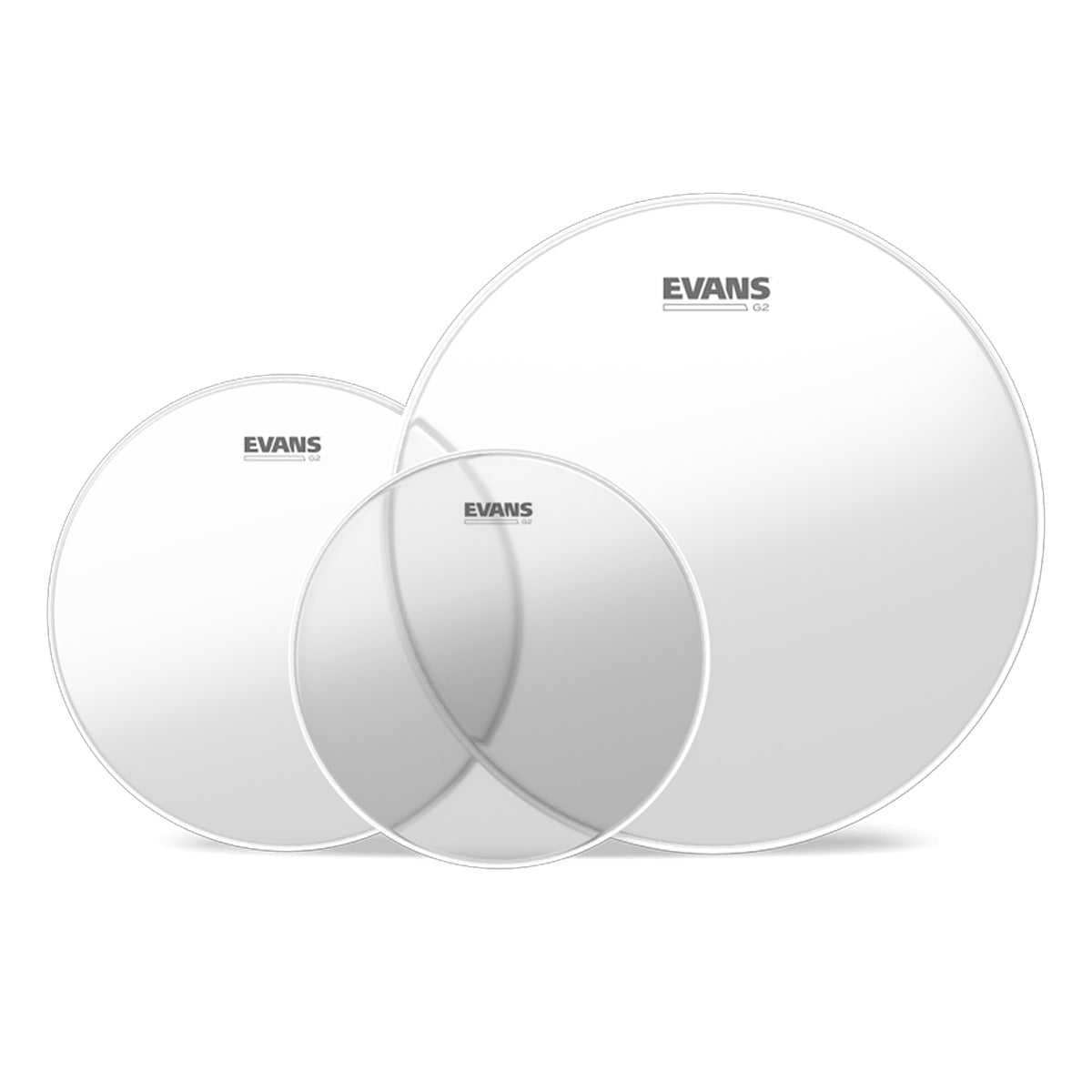Evans G2 Clear Standard Tom Drumhead Pack (12" 13" 16")