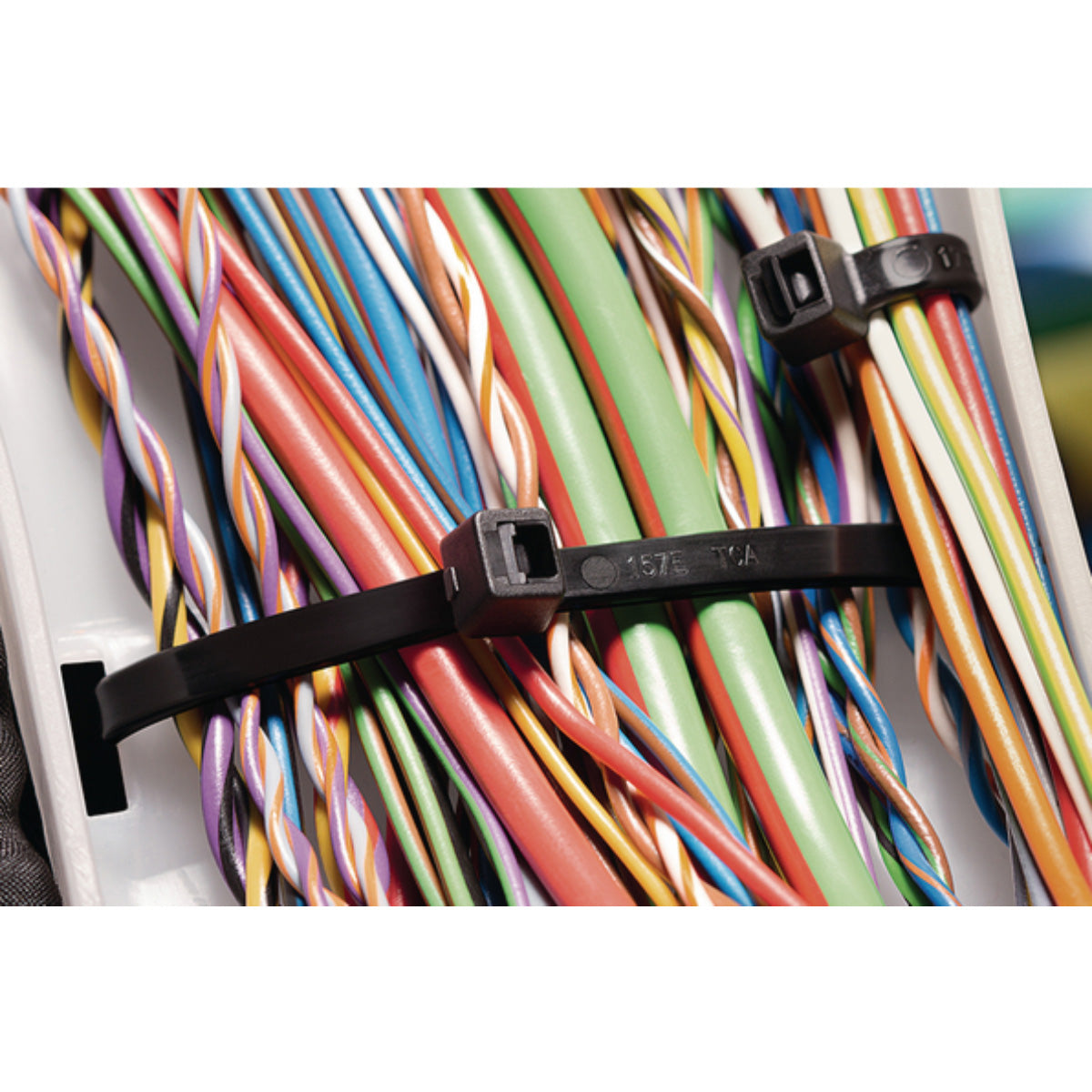 Hellermann Tyton Cable Tie Insulok 390 x 7.8mm Black - Pack Qty: 50
