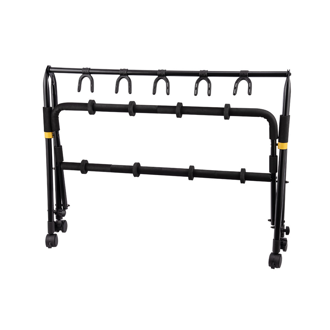 Hercules GS525BPLUS Display Guitar Rack Stand for 5 Guitars w/Casters
