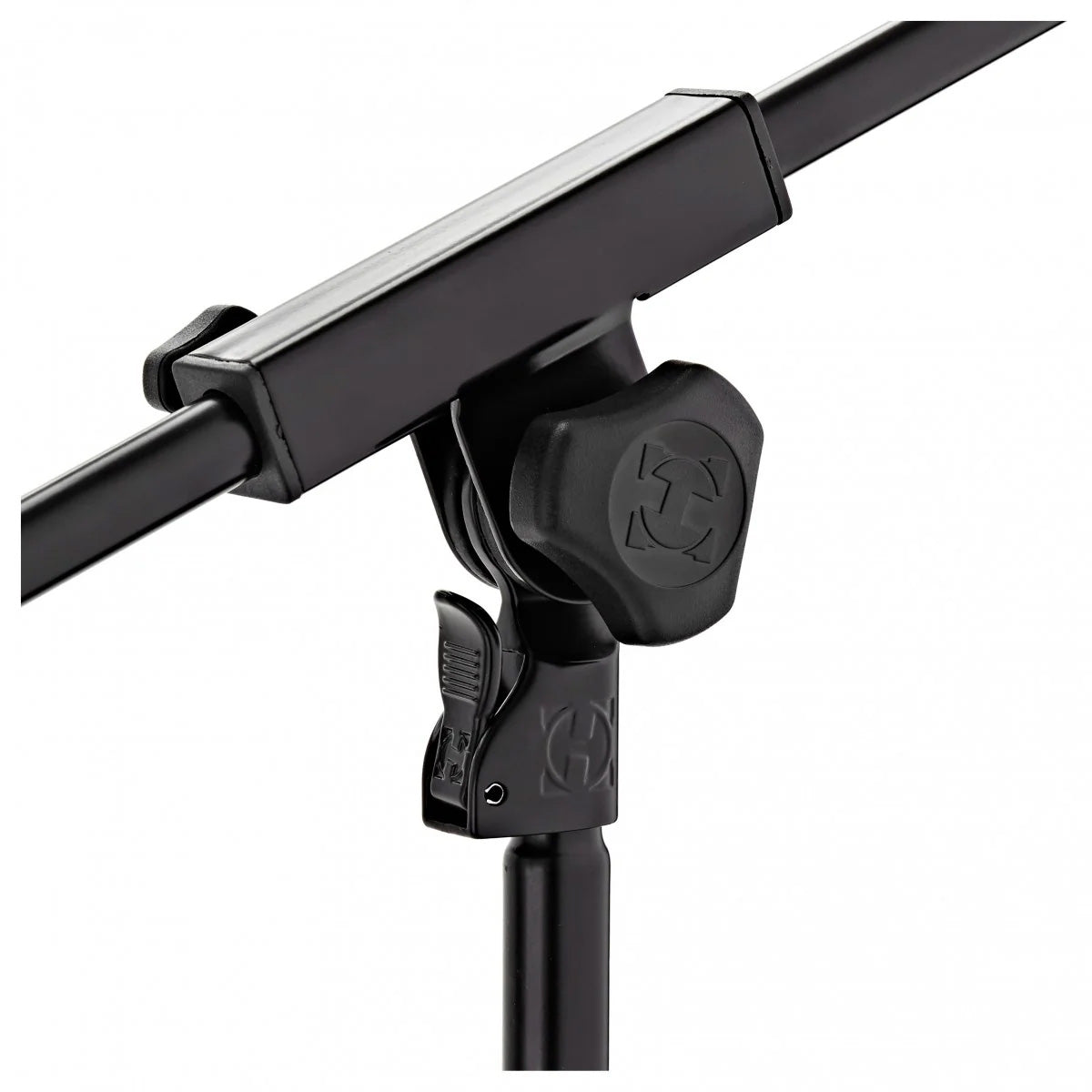 Hercules MS531B EZ Clutch Tripod Microphone Stand w/ Hideaway 2-in-1 Boom and EZ Mic. Clip