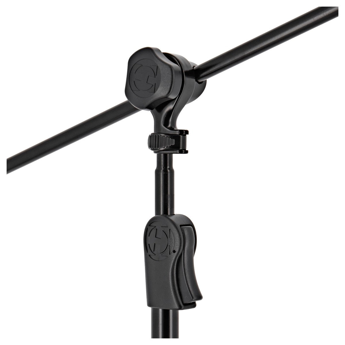 Hercules MS532B EZ Clutch Tripod Microphone Stand w/ 2-in-1 Boom and EZ Mic. Clip