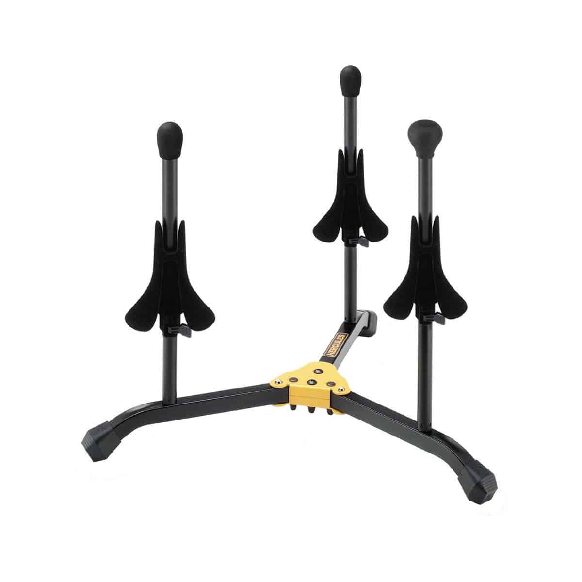 Hercules Stands DS513BB 2 Trumpets/Cornets and 1 Flugelhorn Stand w/ Bag