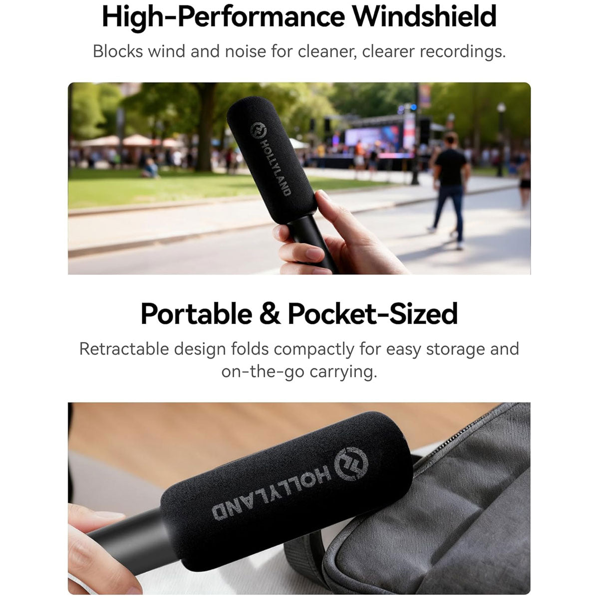 Hollyland Interview Adaptor for Wireless Microphones (Handheld/Desktop)