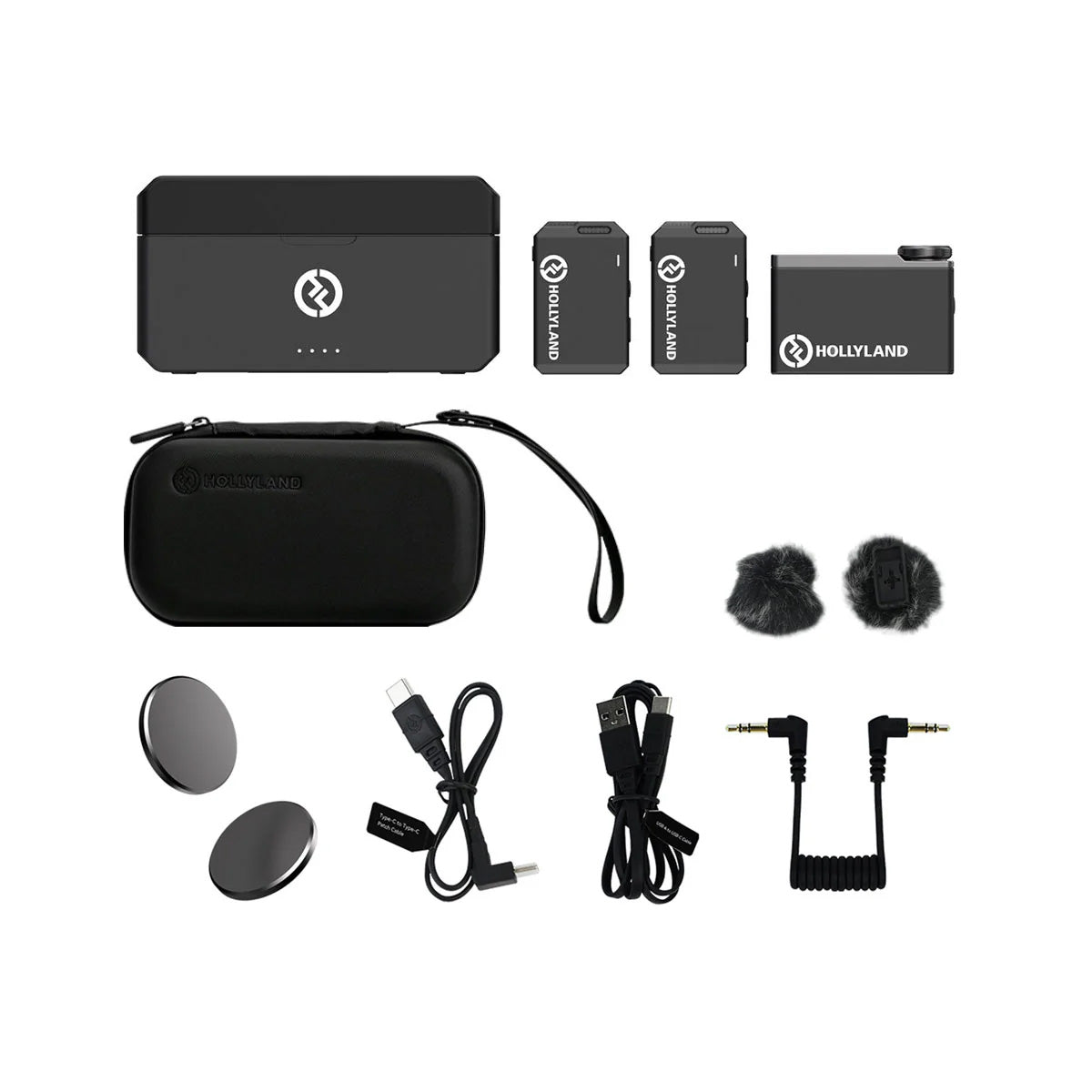 Hollyland LARK MAX Duo 2-Person Wireless Microphone System