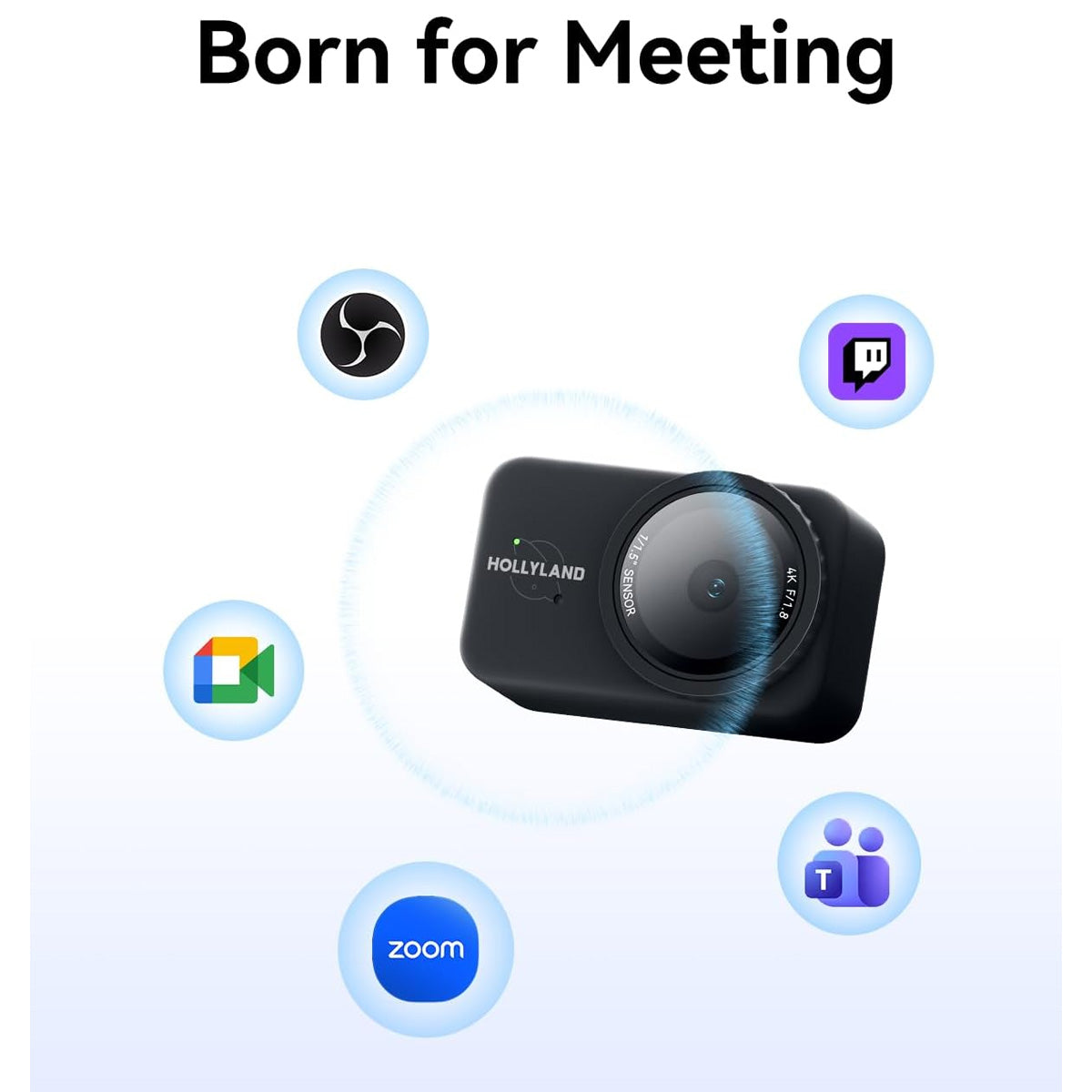 Hollyland Lyra 4K UHD Live Streaming Webcam (Black)