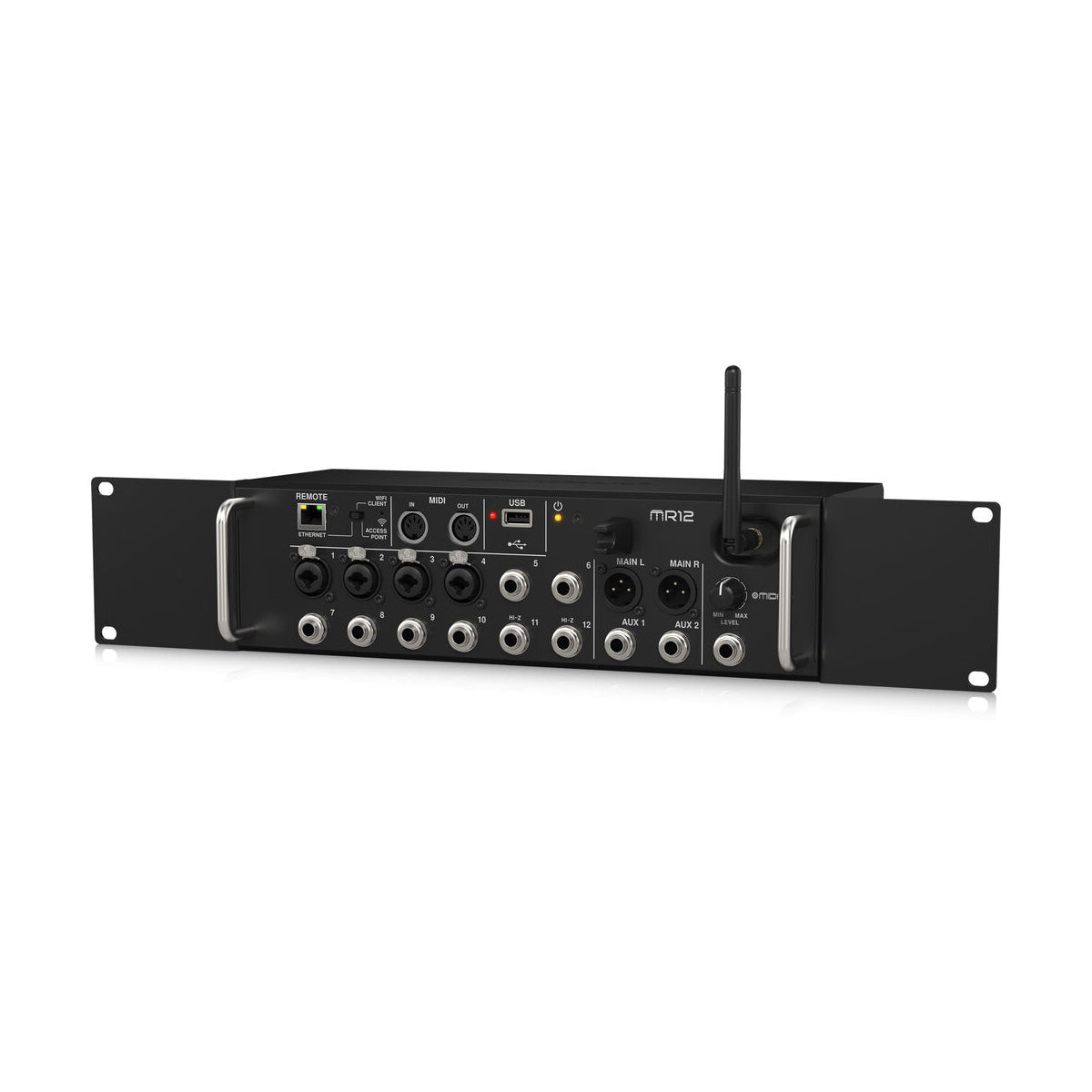Midas MR12 12-Input Digital Mixer for iPad/Android Tablets with Wi-Fi and USB Recorder
