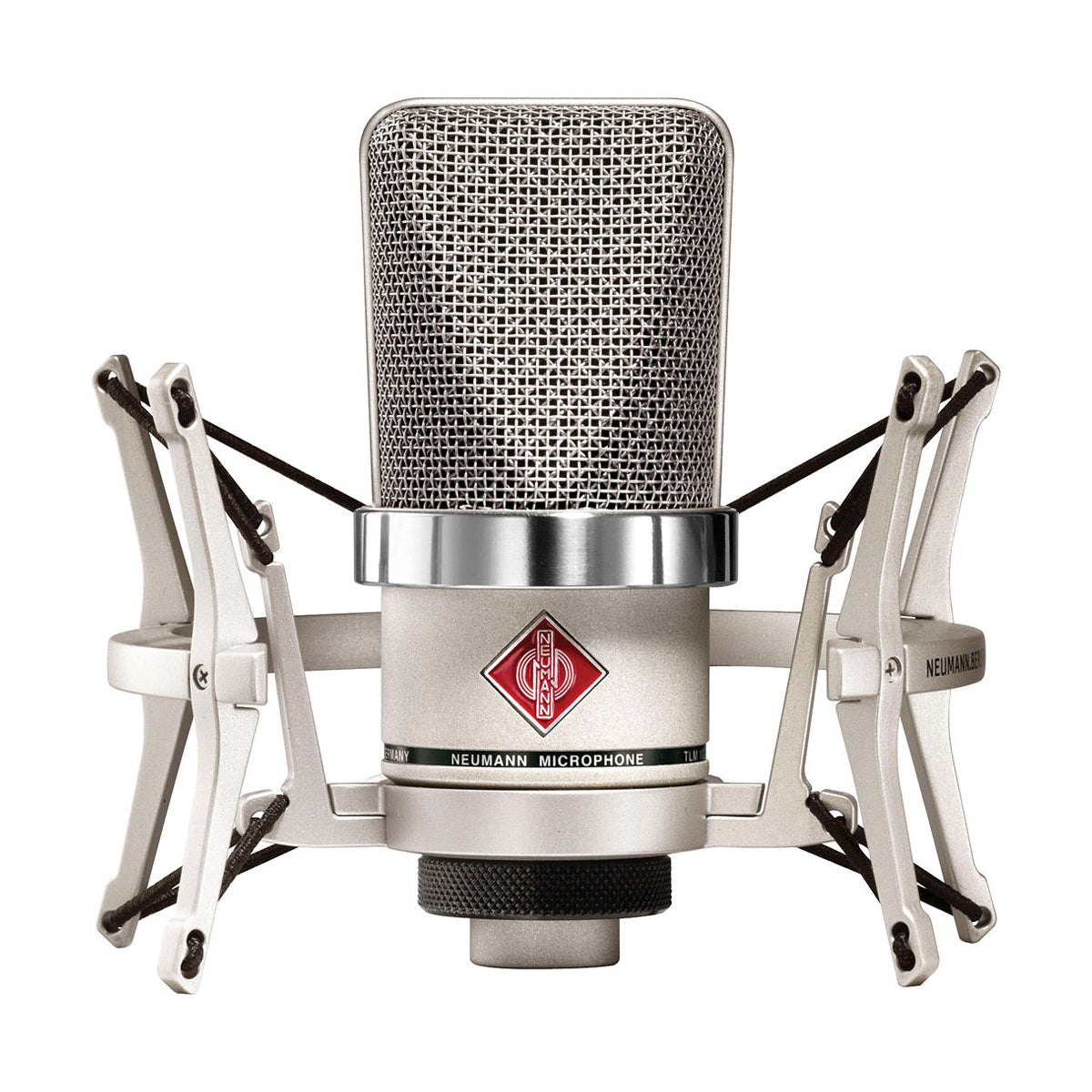 Neumann TLM 102 Studio Set Large Diaphragm Cardioid Condenser Microphone - Nickel