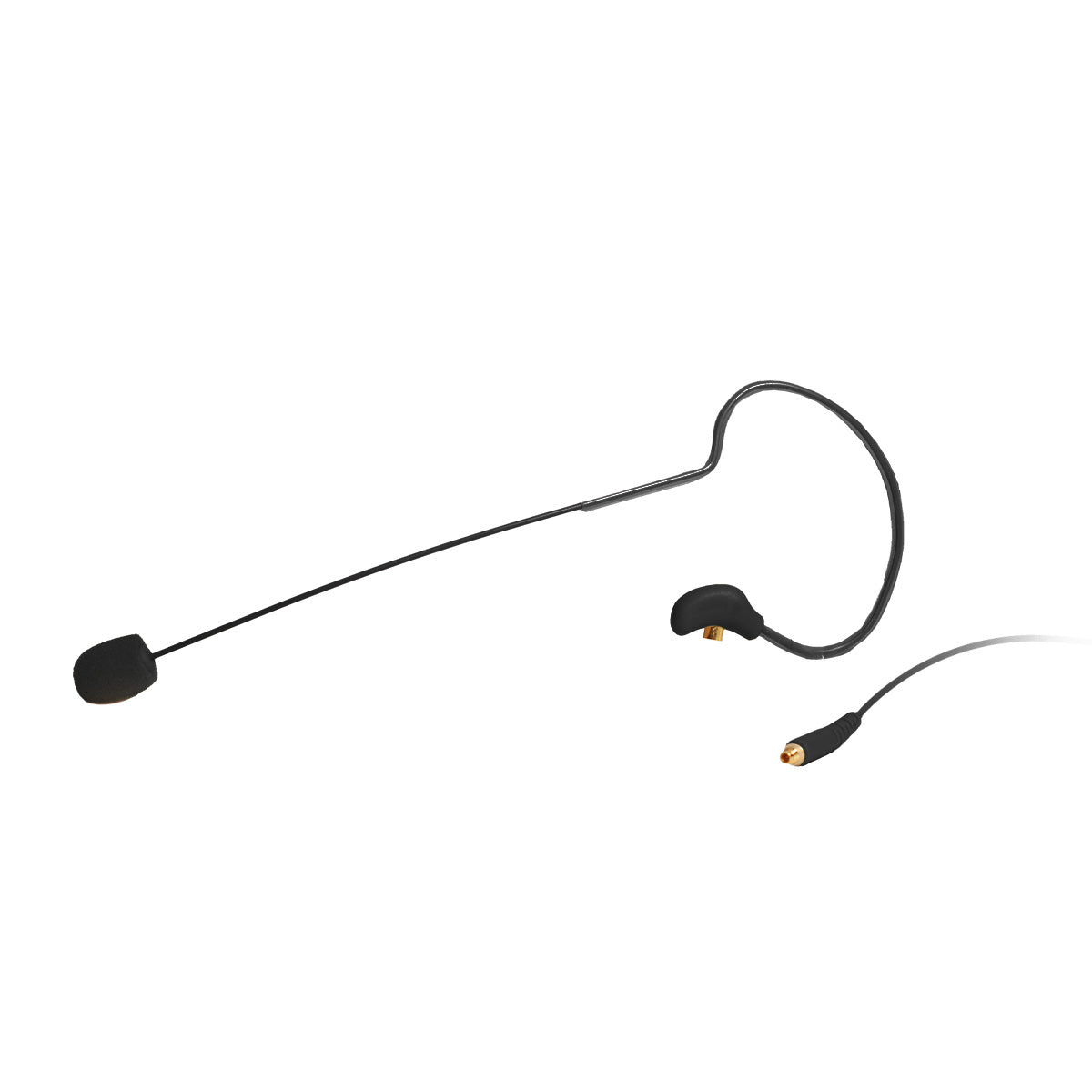 Plus Audio Earset Microphone - Single Ear (Black) Headset Systems