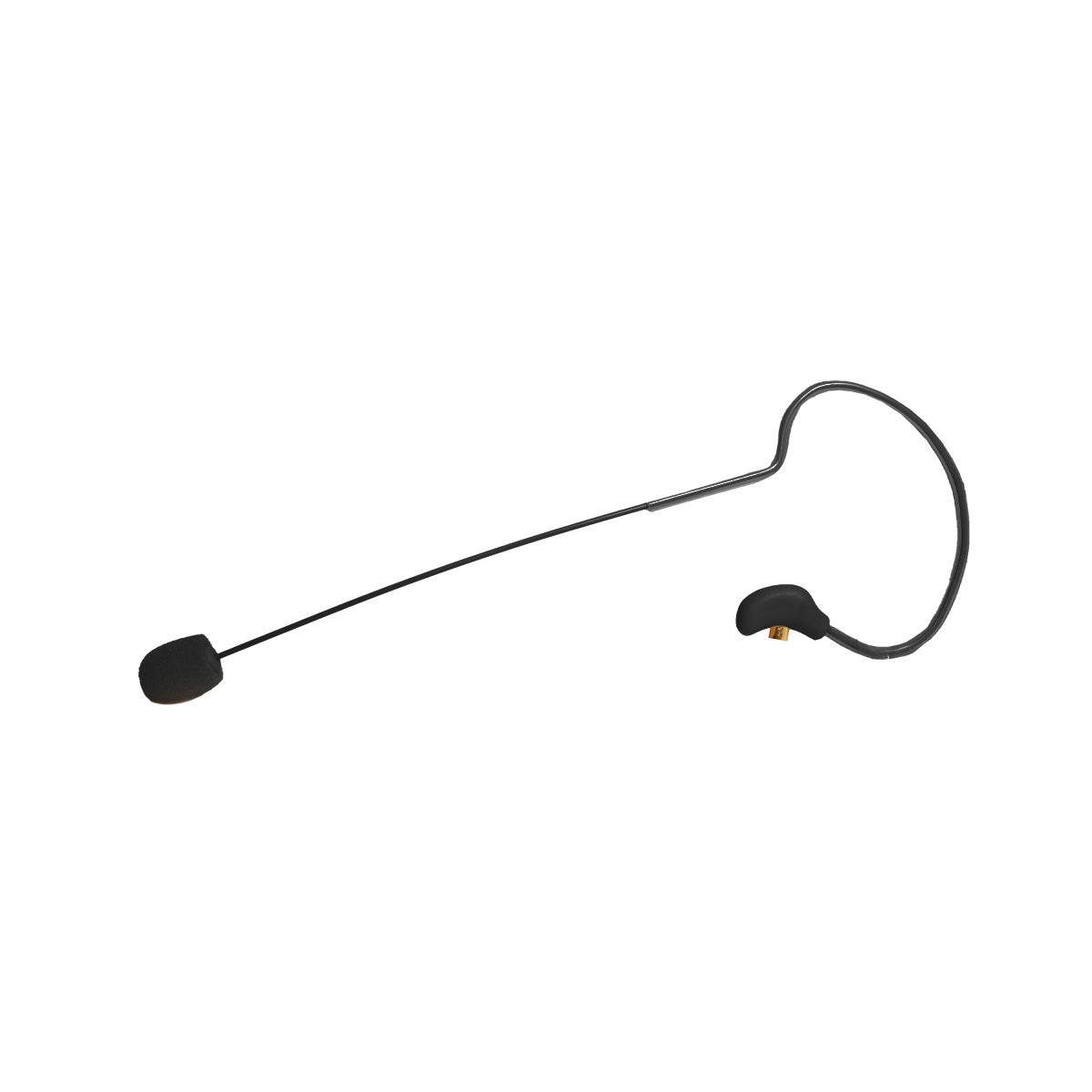 Plus Audio Earset Microphone - Single Ear (Black) Headset Systems