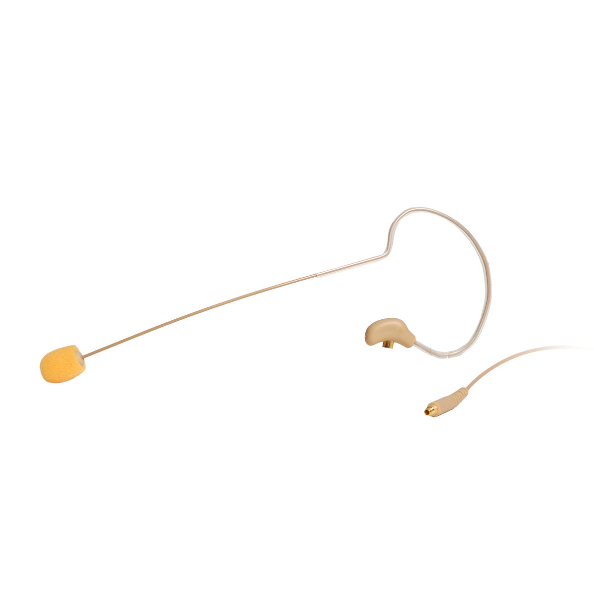 Plus Audio Earset Microphone - Single Ear (Beige) Headset Systems