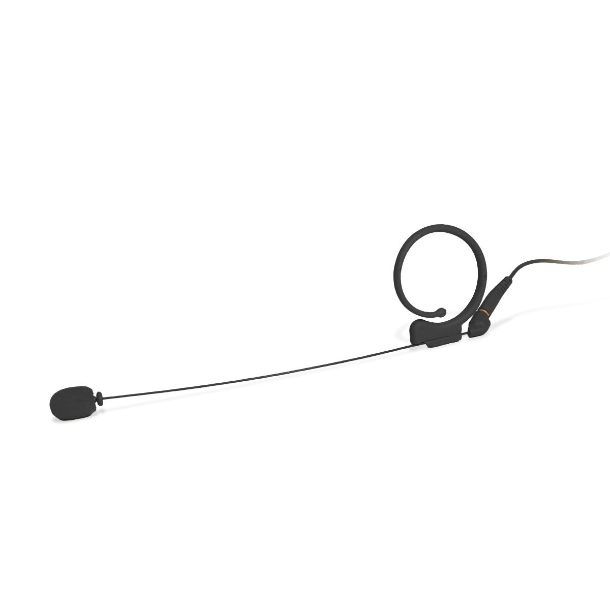 Plus Audio HMS1 Headband Microphone System - Single Ear (Black) Headset Systems