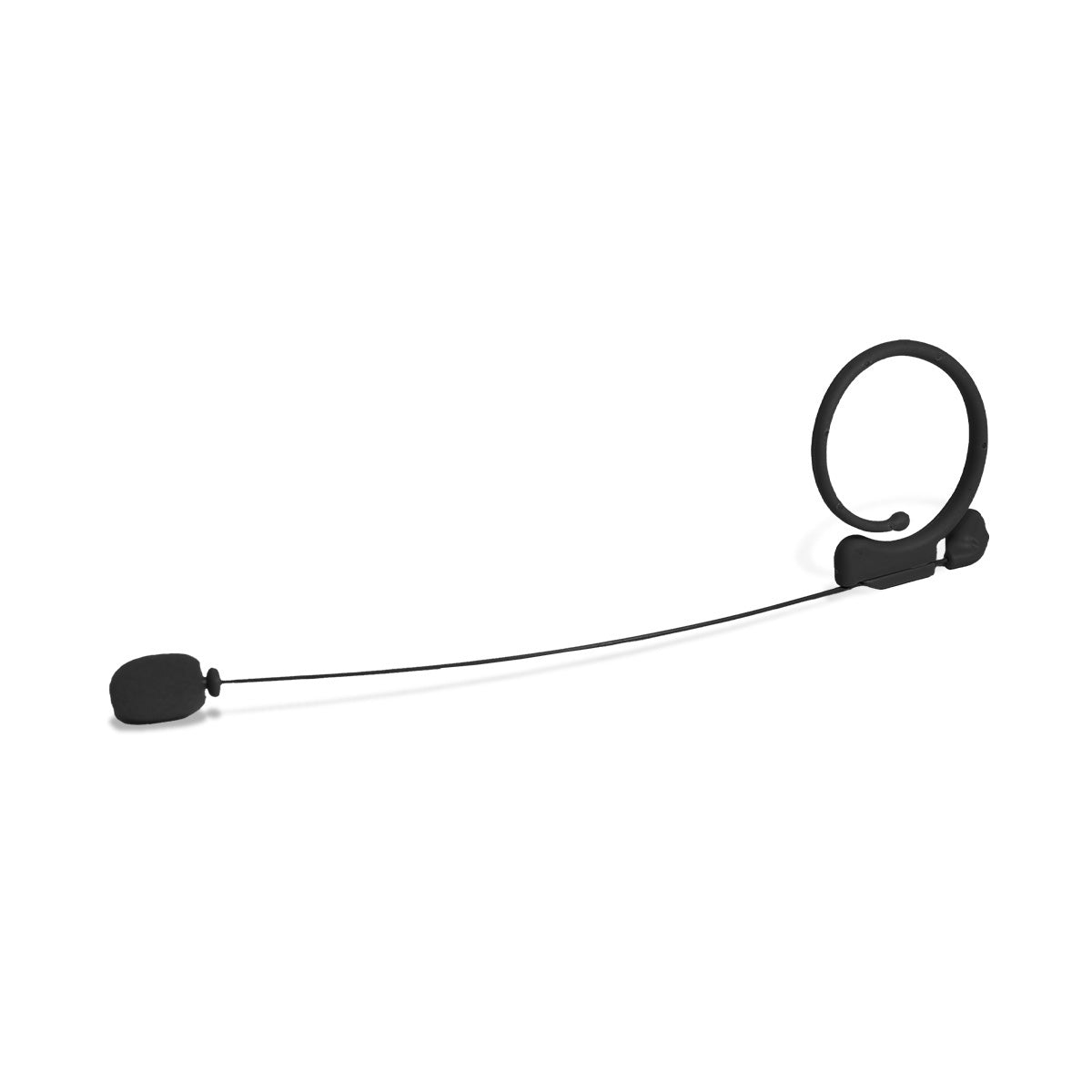 Plus Audio HMS1 Headband Microphone System - Single Ear (Black) Headset Systems