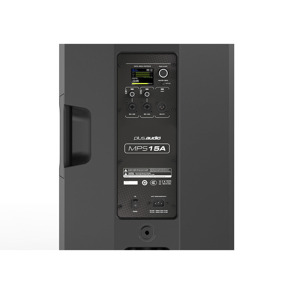 Plus Audio MPS15A Professional Active Loudspeaker Active Speakers