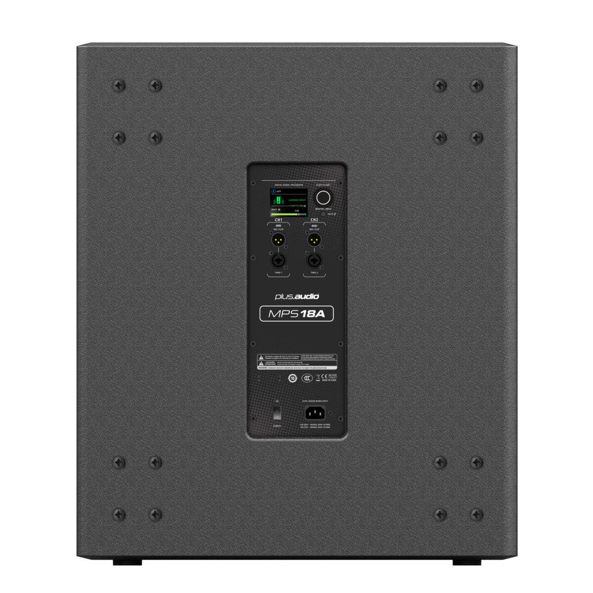 Plus Audio MPS18BA Powered Subwoofer Bundle