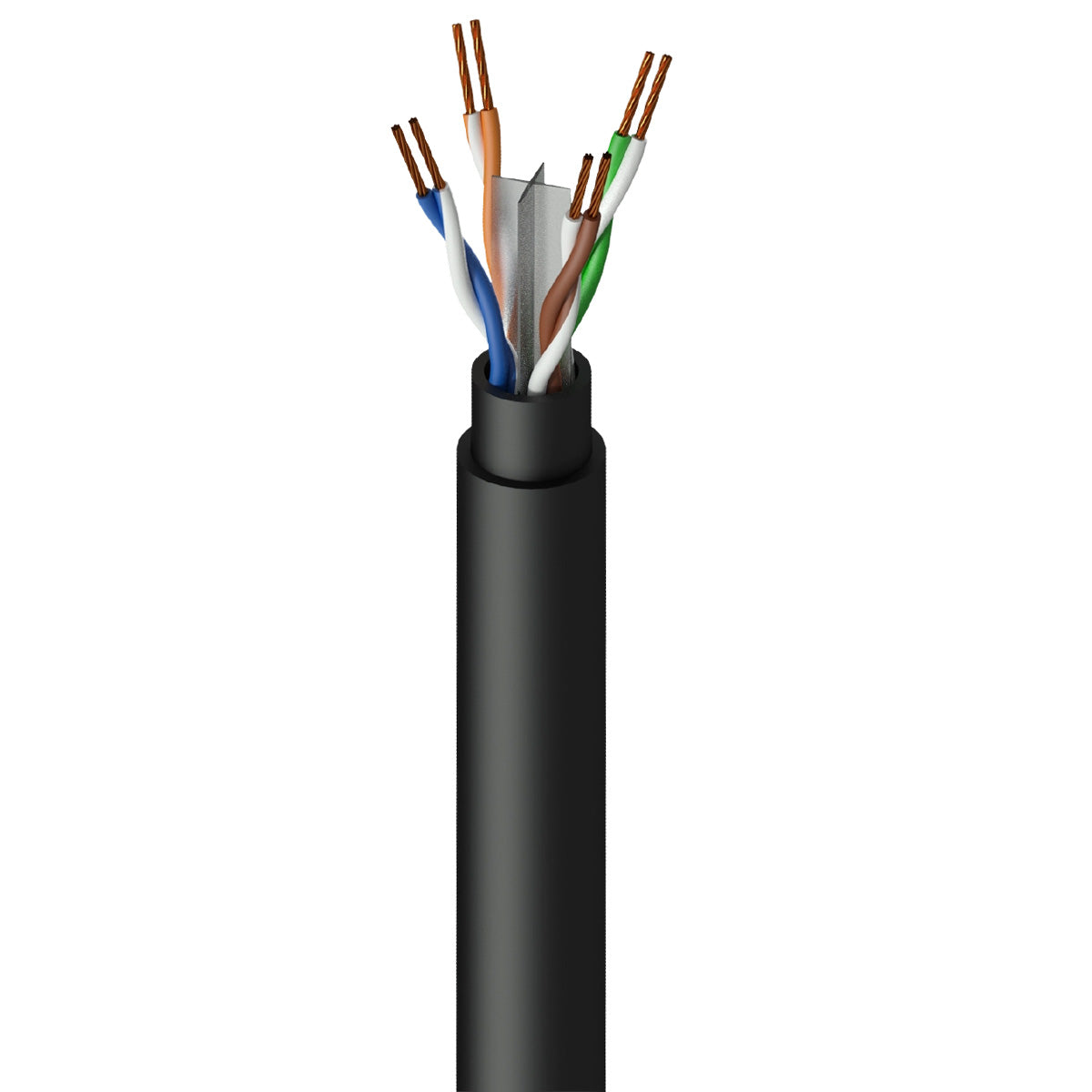 Procab BCT60U/1 Networking cable - CAT6 - U/UTP - flex 0.22 sq. mm - 24 AWG - HighFlex 100 m wooden reel