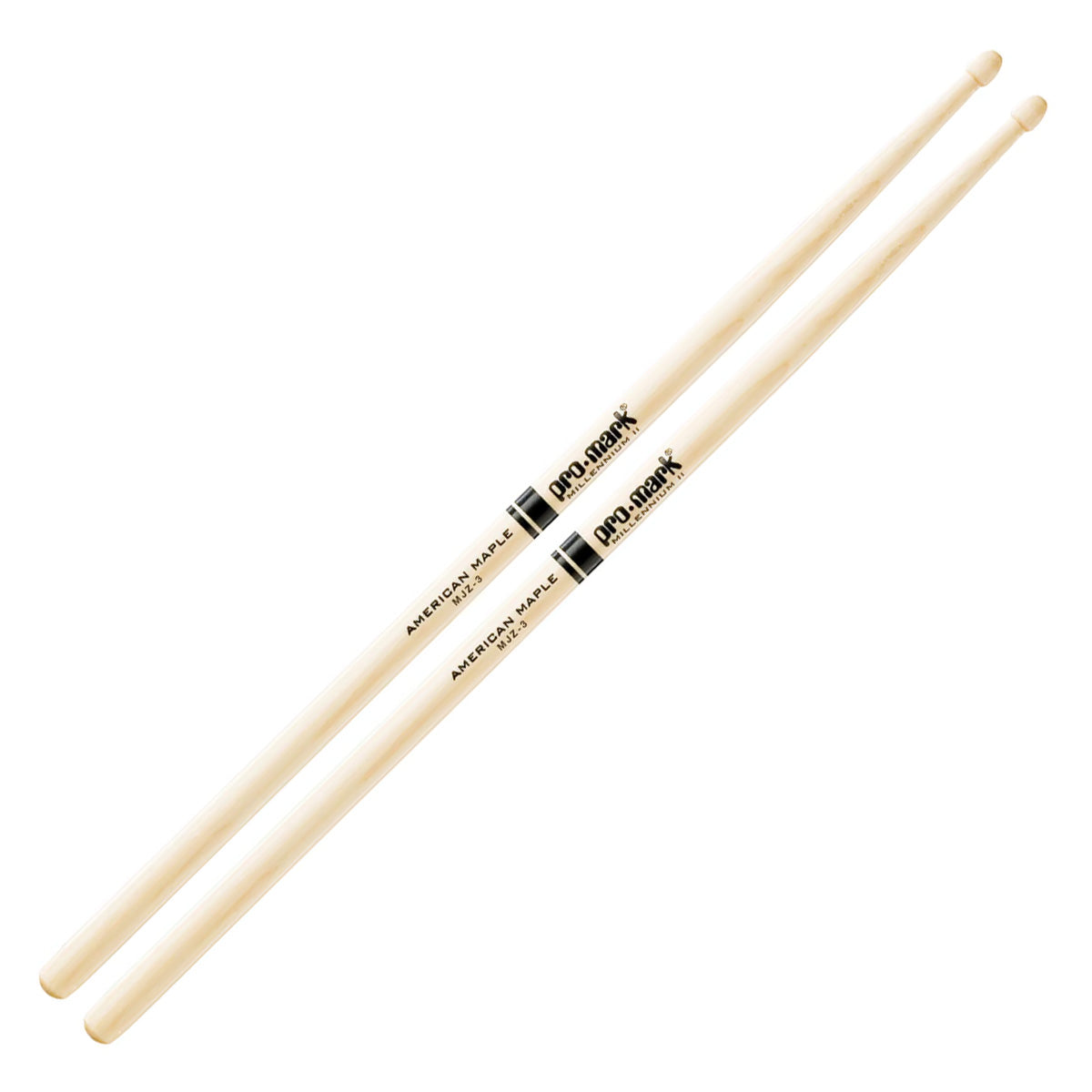 Promark MJZ3 Maple Jazz CafŽ 3 Acorn Tip Drumsticks
