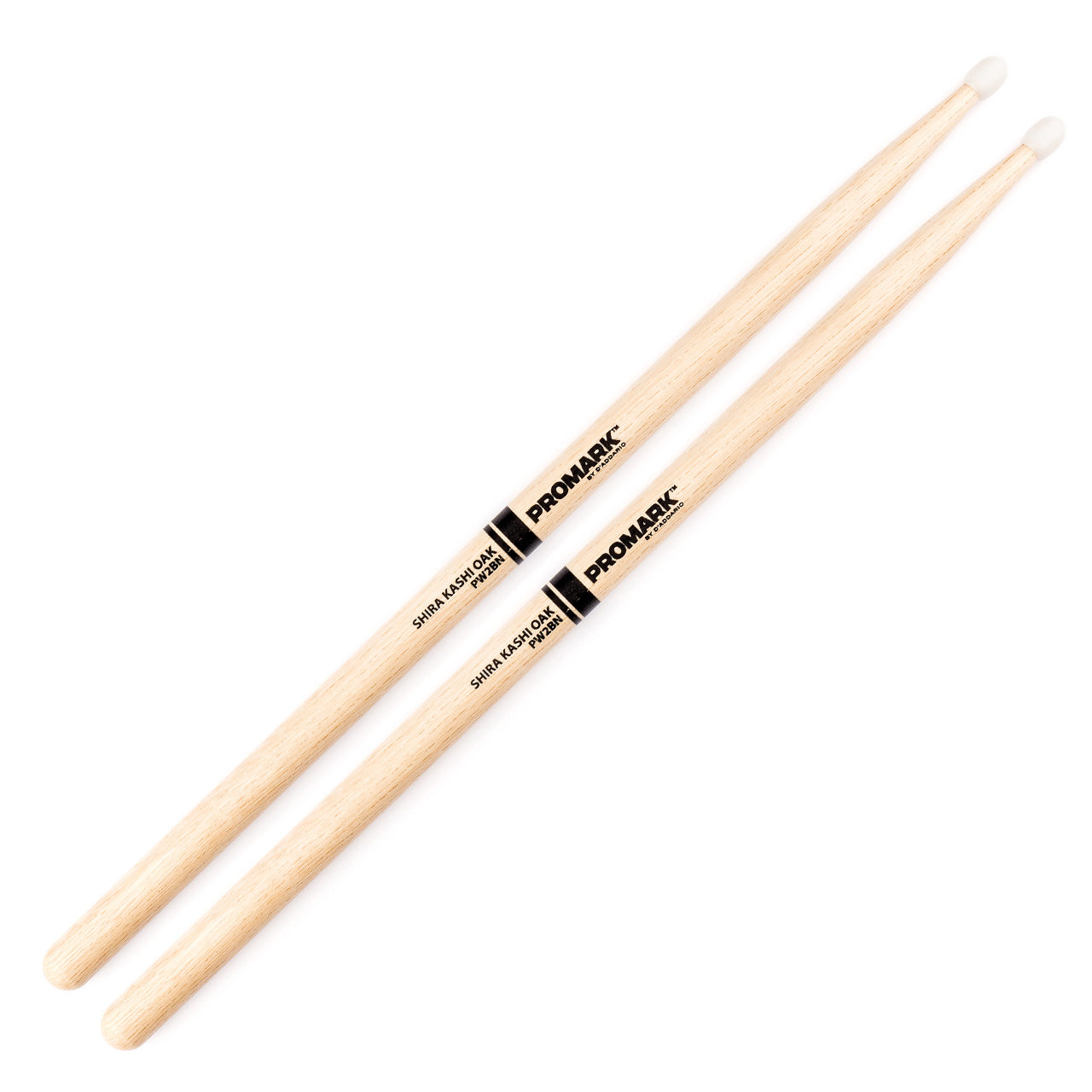 Promark PW2BN Oak 2B Nylon Tip Drumsticks