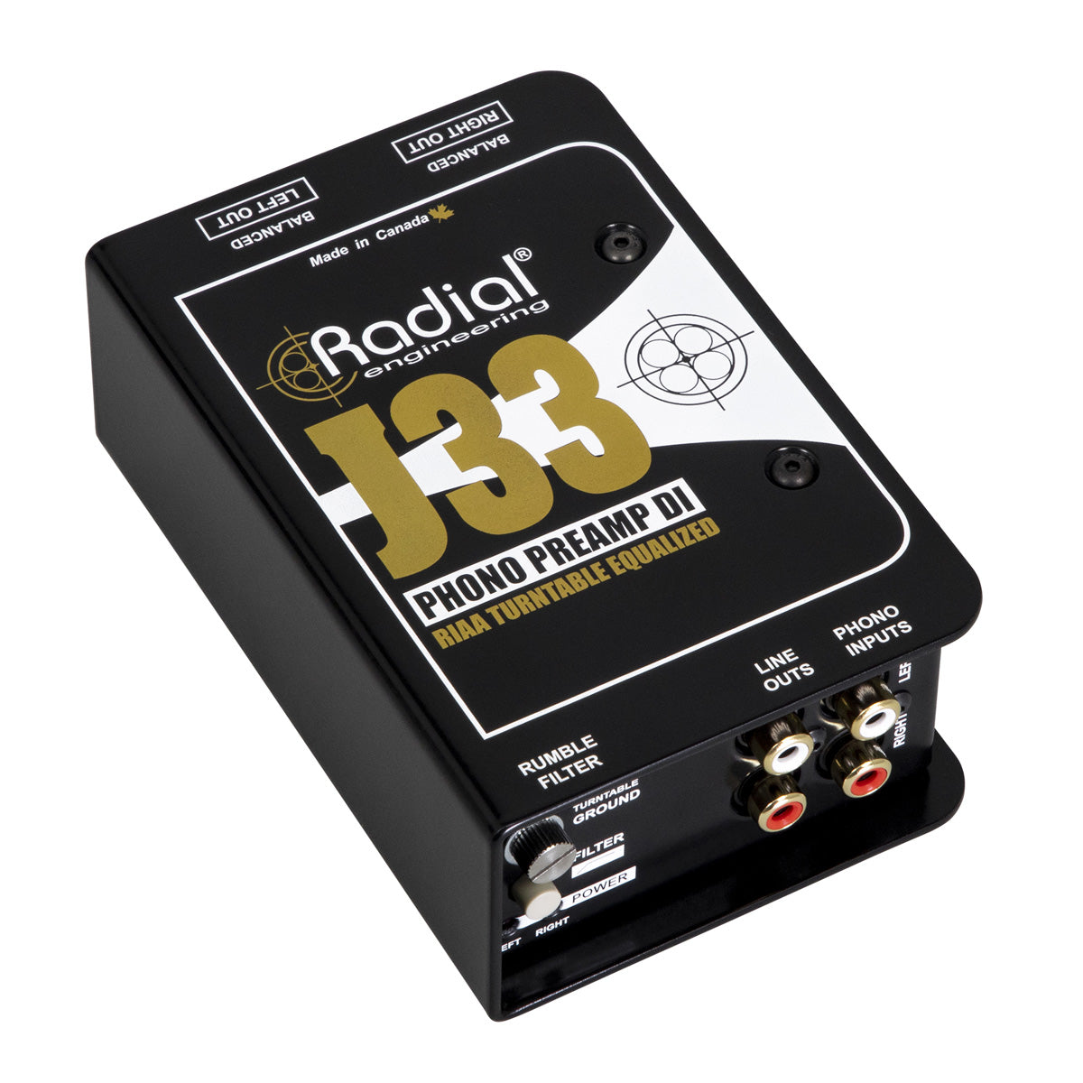 Radial J33 Active Turntable Preamp & DI Box