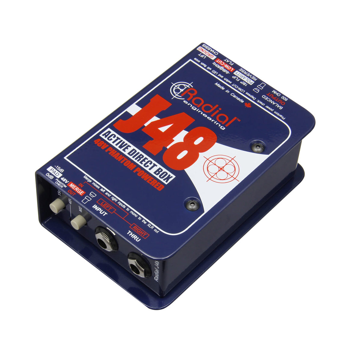 Radial J48 Phantom Powered Active Direct Box
