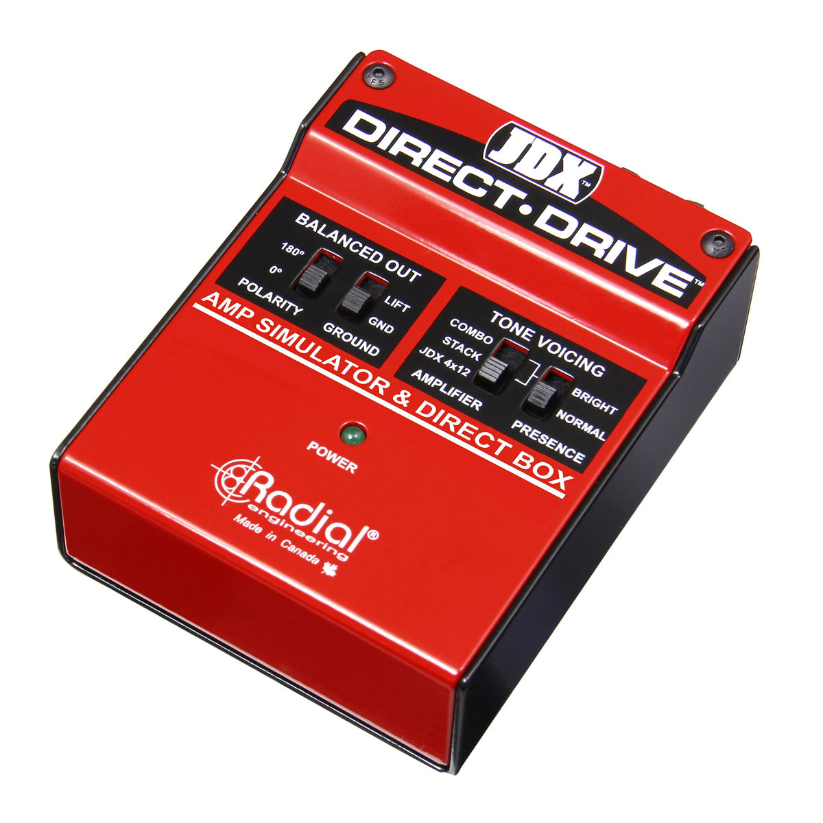 Radial JDX Direct-Drive Amp Simulator & DI Box