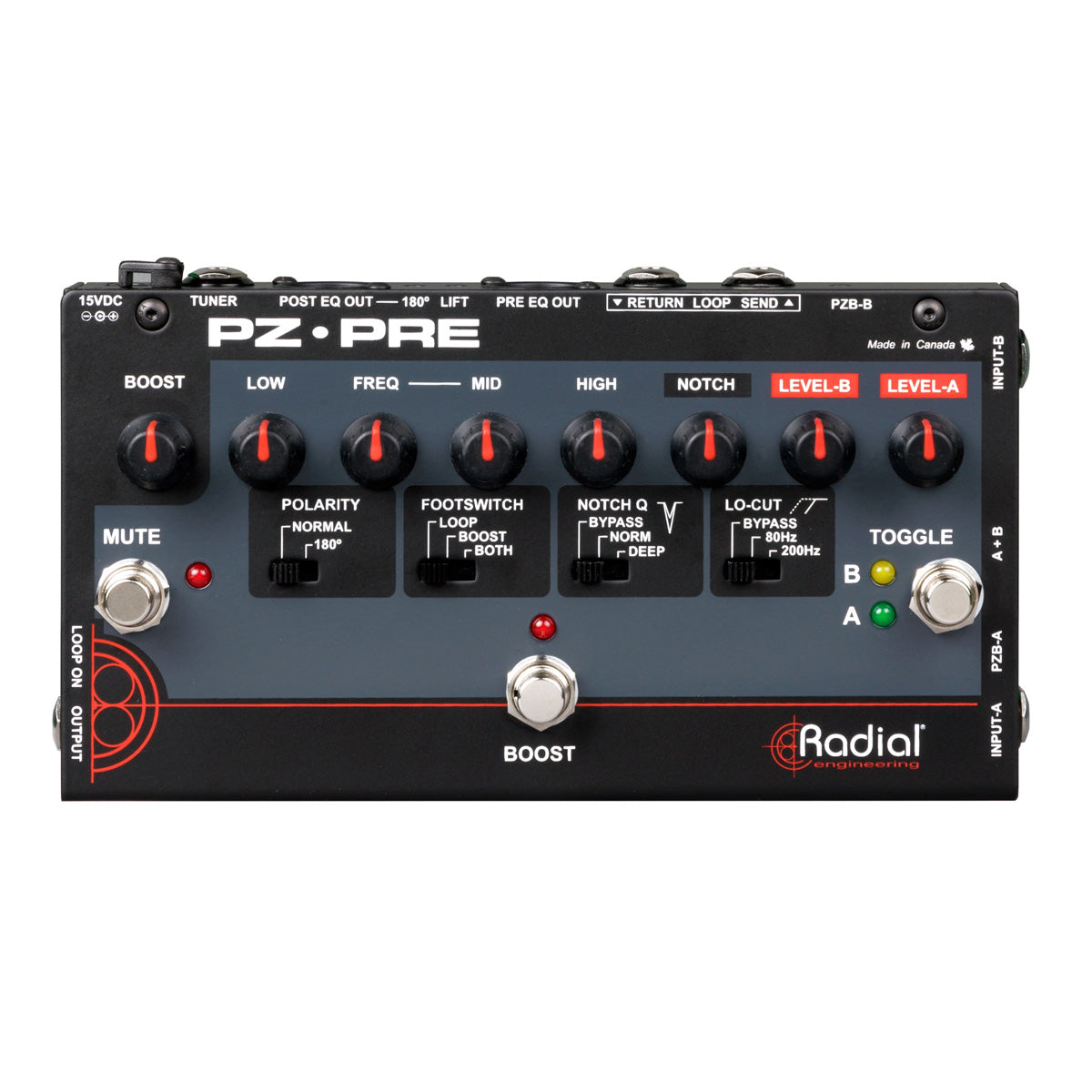Radial PZ-Pre Acoustic instrument preamp