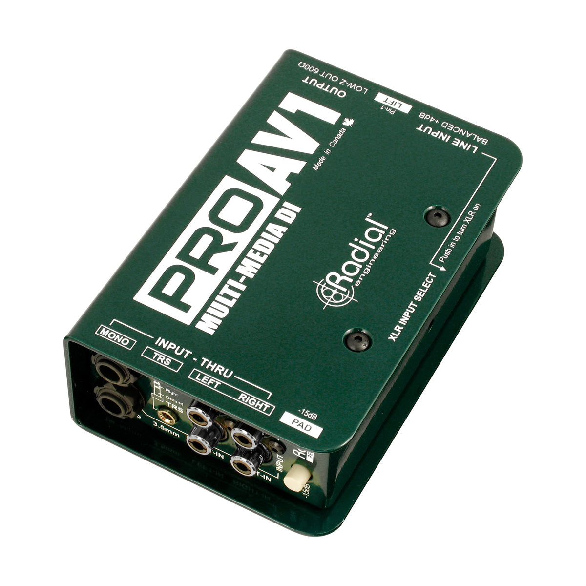 Radial ProAV1 Passive Multimedia Direct Box